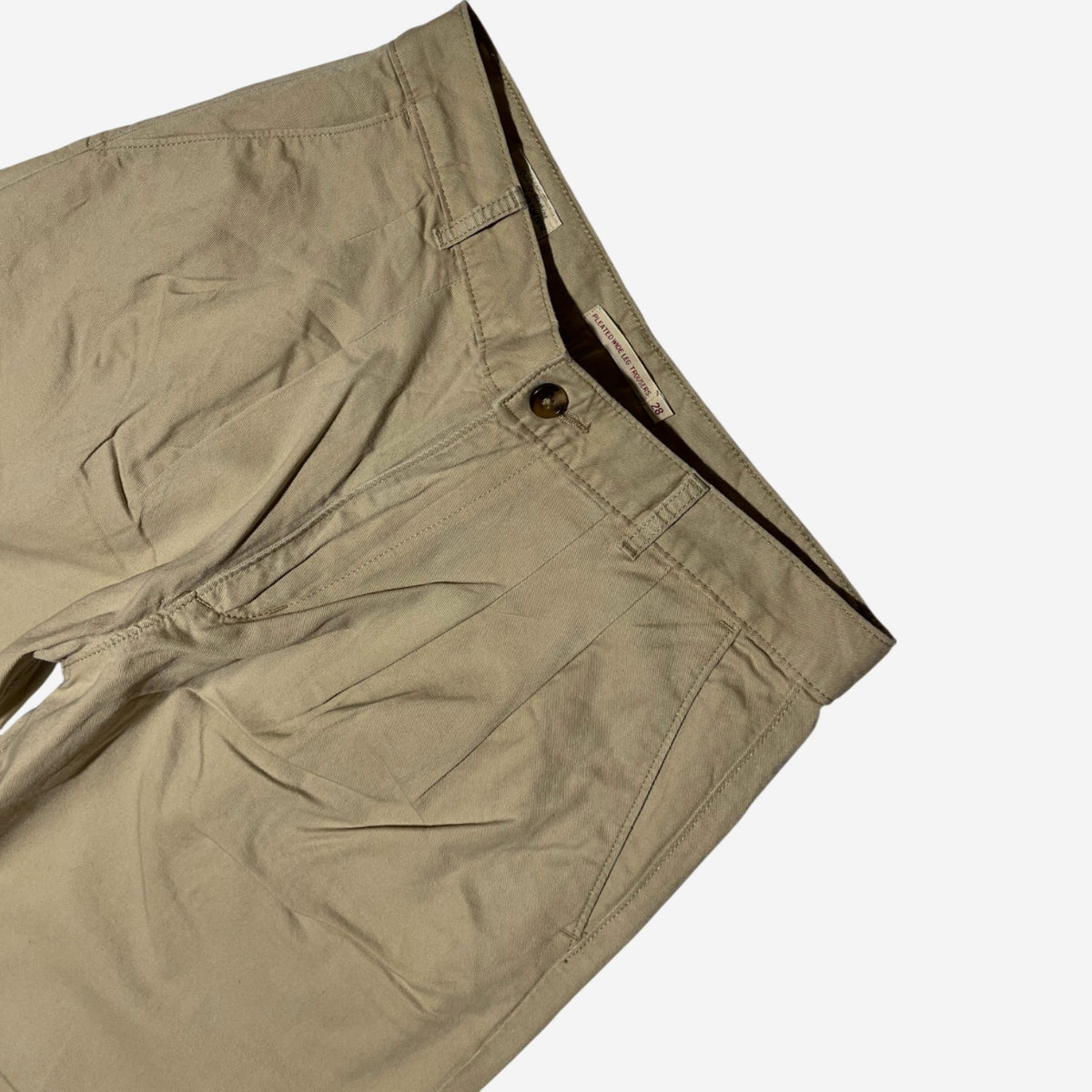 Levi's Pleated Wide Leg Trousers W28 x L30