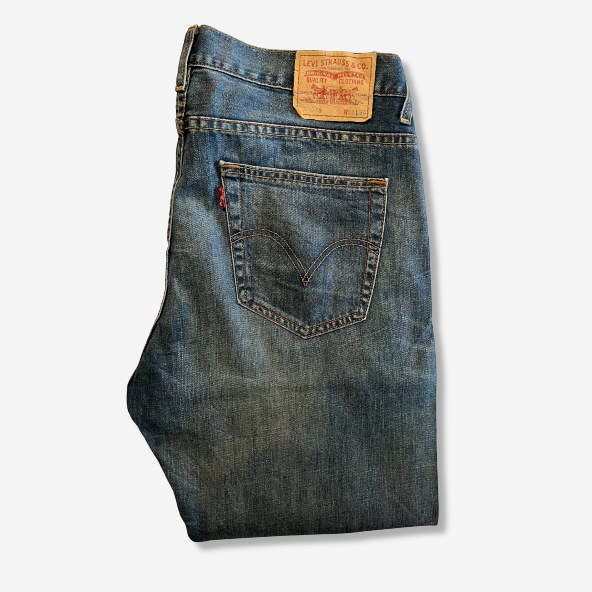 758' Straight Fit Jeans (W32 x L30)
