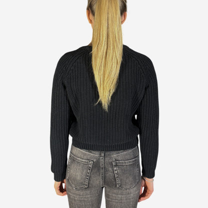 Stickad tröja (M)