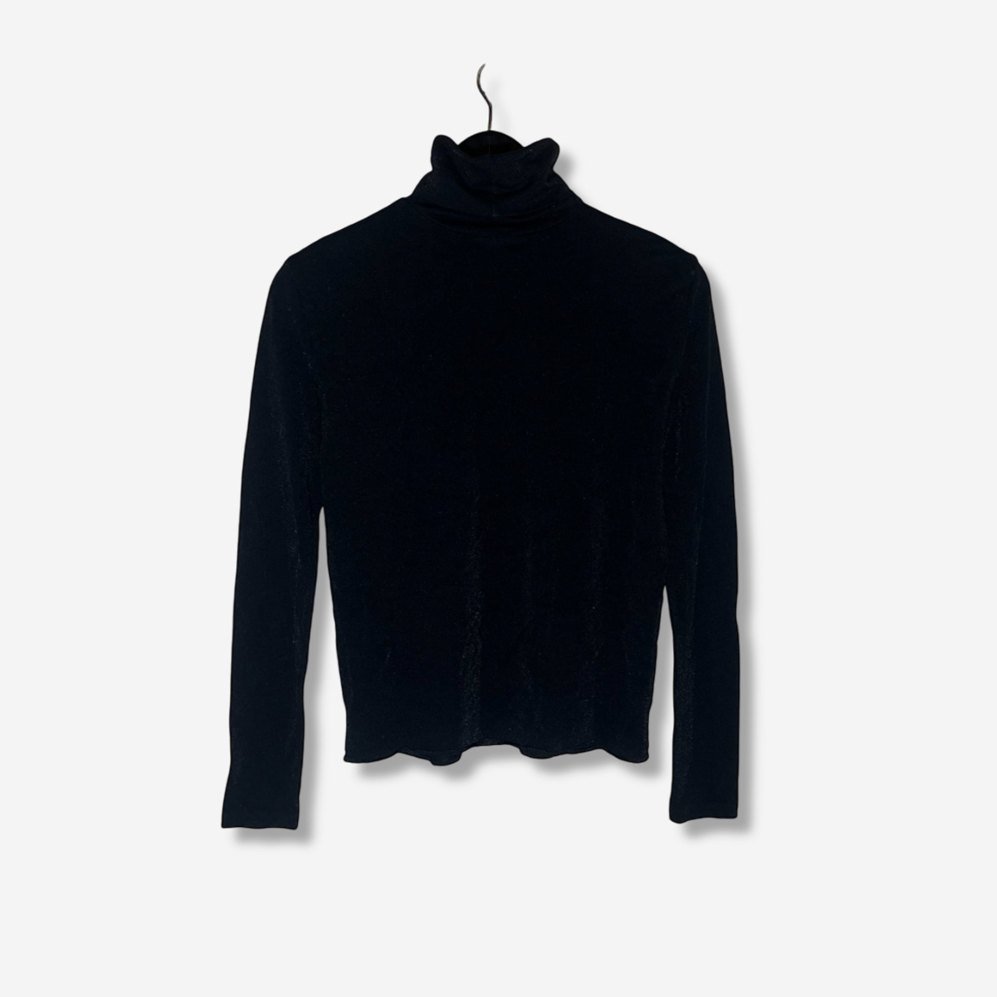Långärmad topp med polokrage (XS)