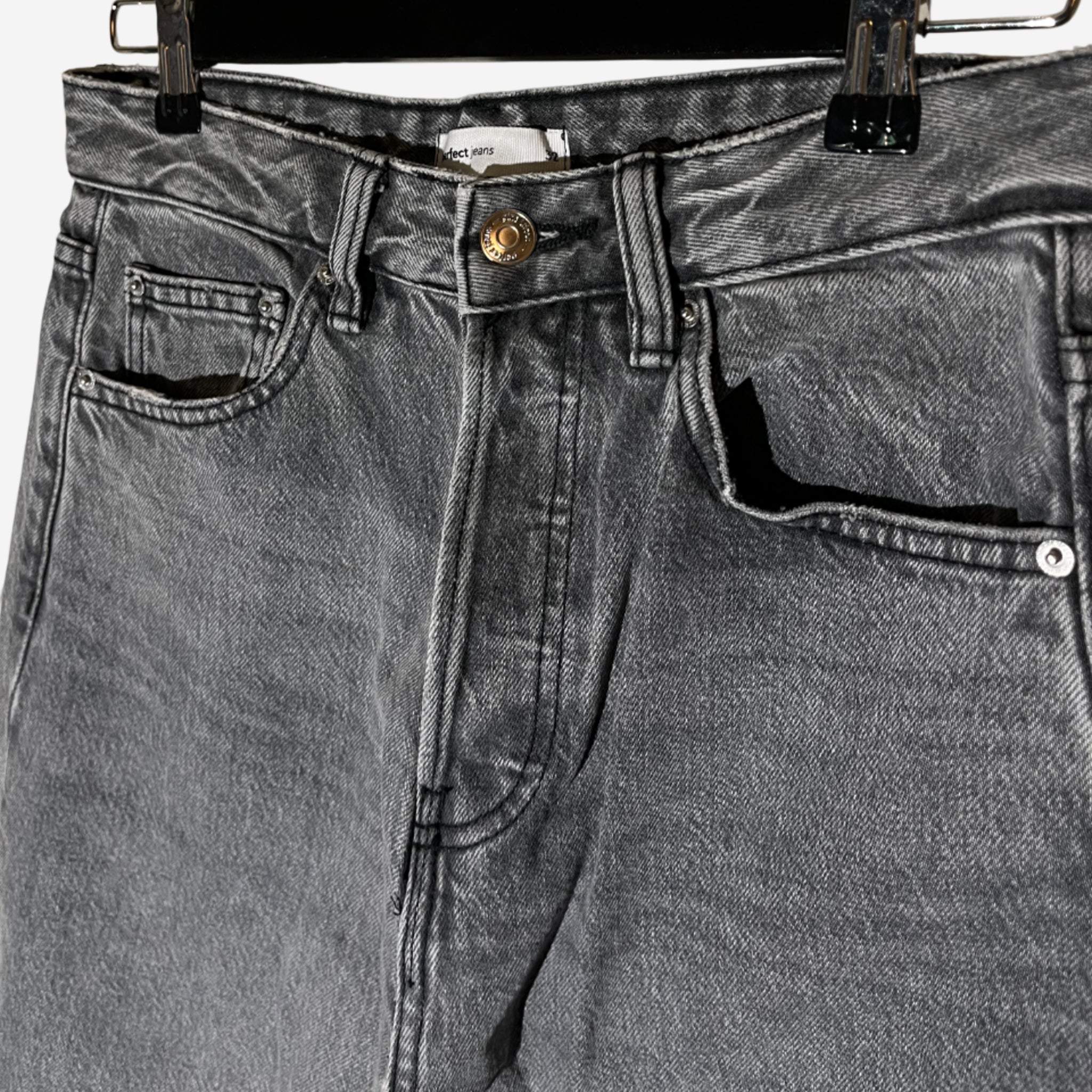 Wide Leg Jeans (EU 32) - Evinto