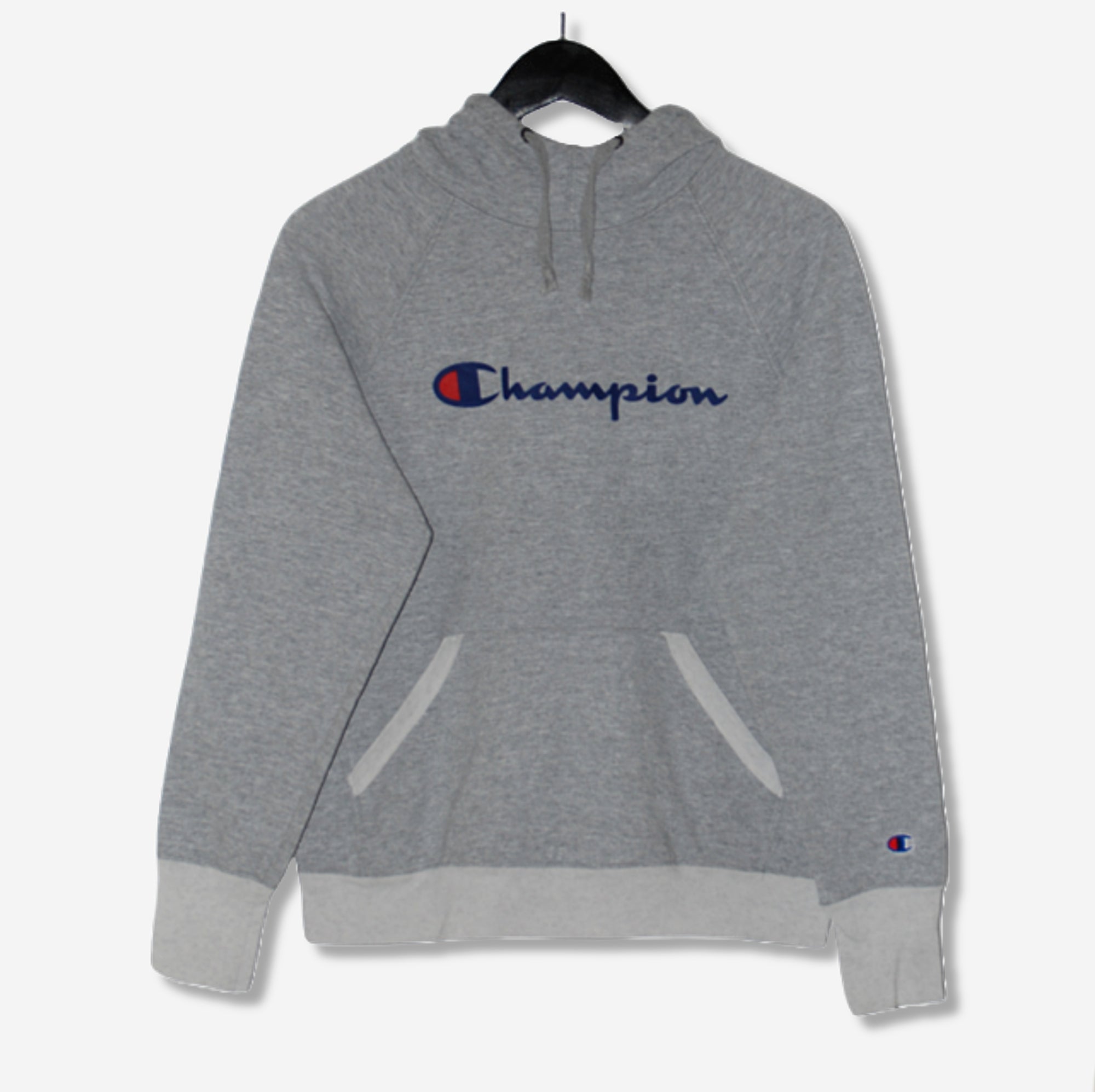 Ljusgrå Hoodie (M) - Evinto