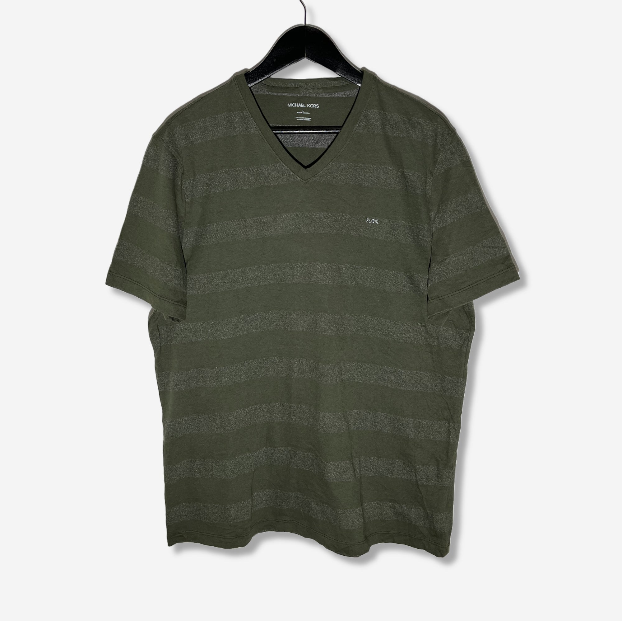 Randig T-shirt (L) - Evinto