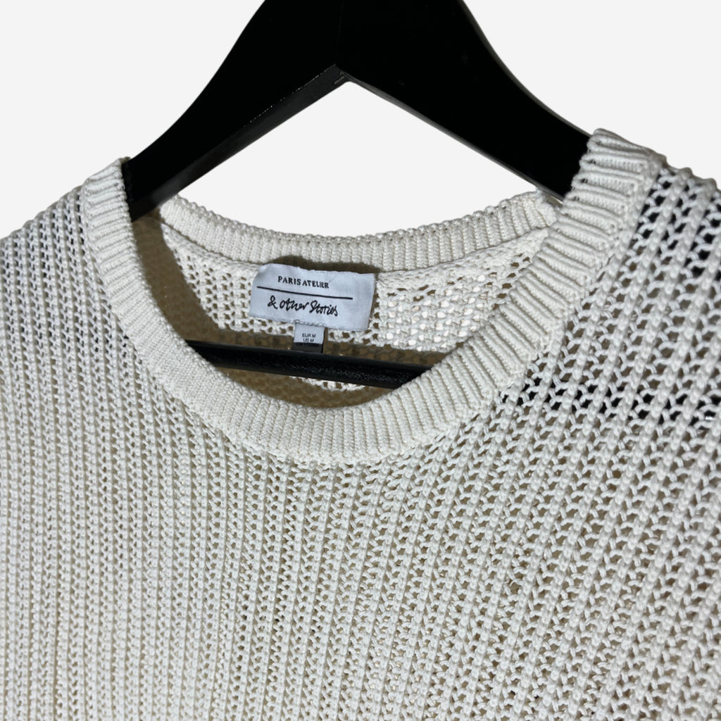 Stickad topp (M)
