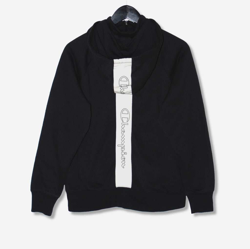 Svart Hoodie med zip (S) - Evinto