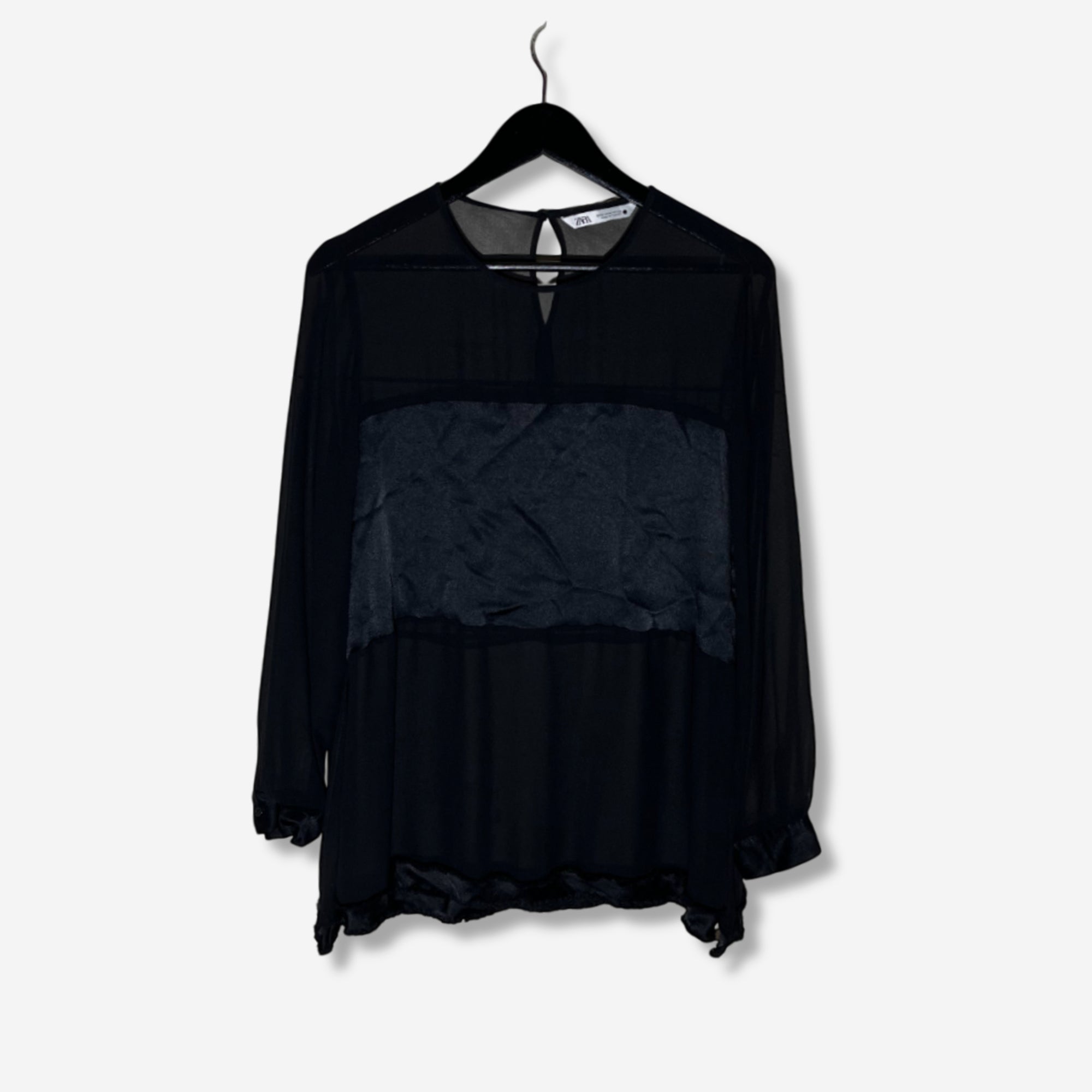 Långärmad blus (M)