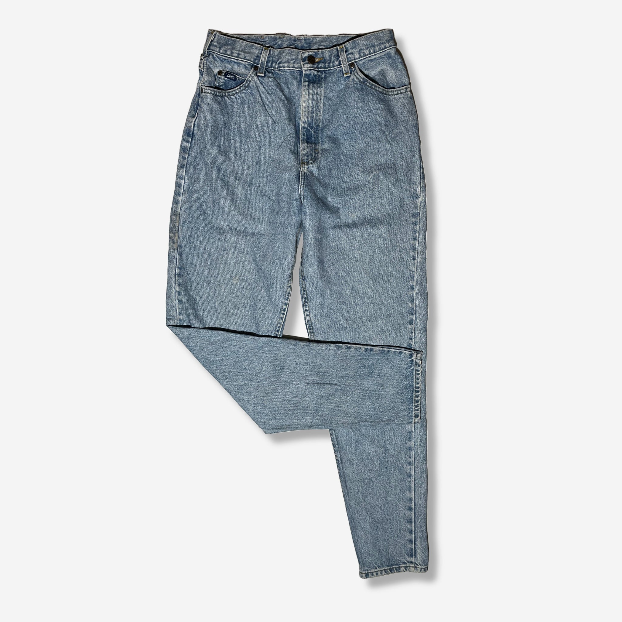 High Rise Tapered Jeans (W31 x L34) - Evinto