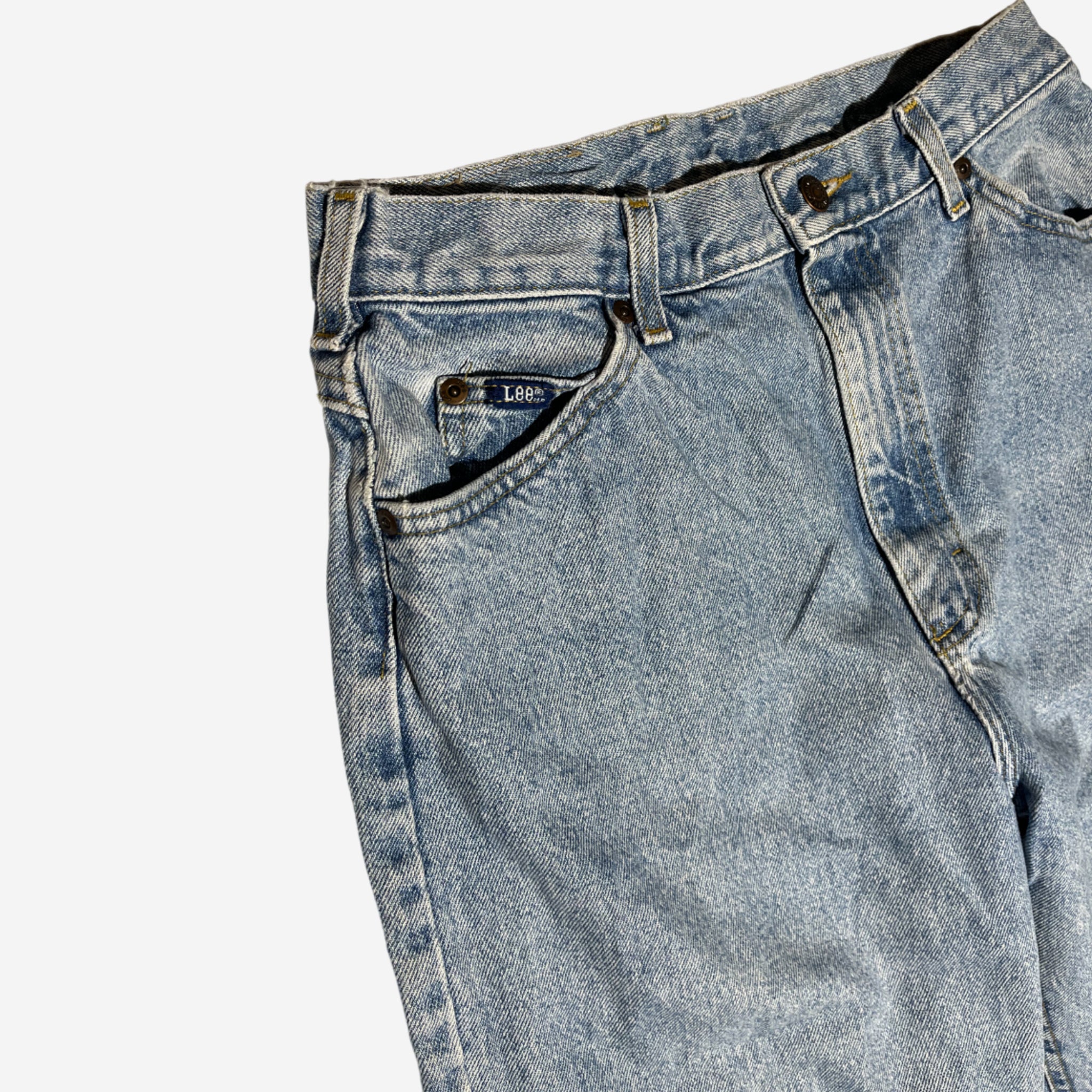 High Rise Tapered Jeans (W31 x L34) - Evinto