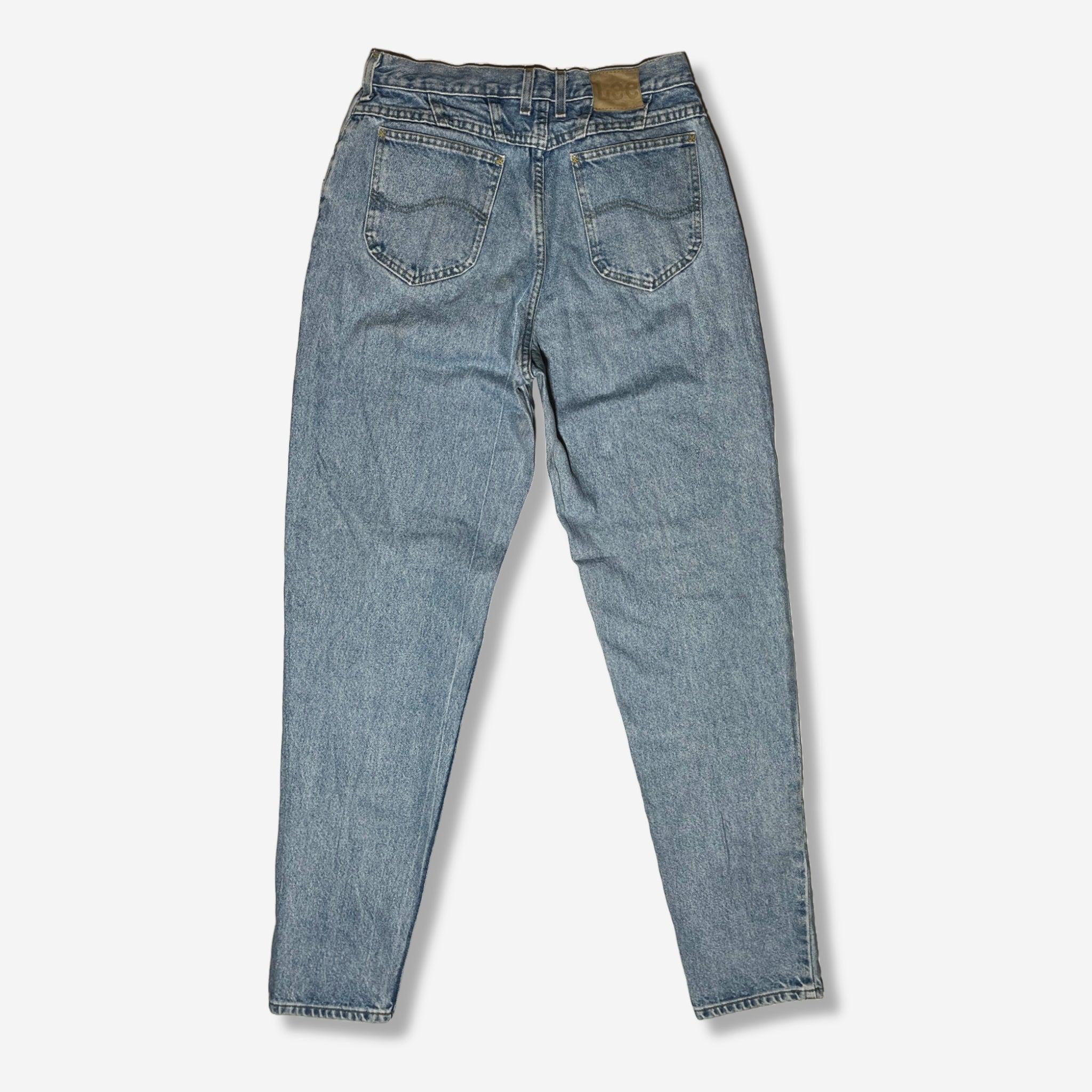 High Rise Tapered Jeans (W31 x L34) - Evinto