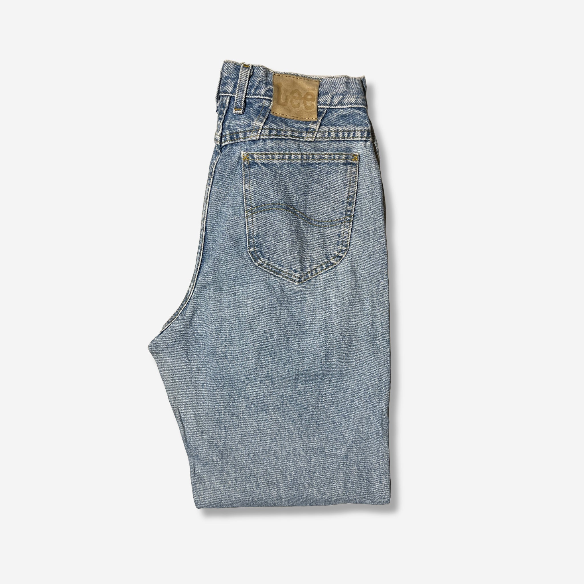 High Rise Tapered Jeans (W31 x L34) - Evinto
