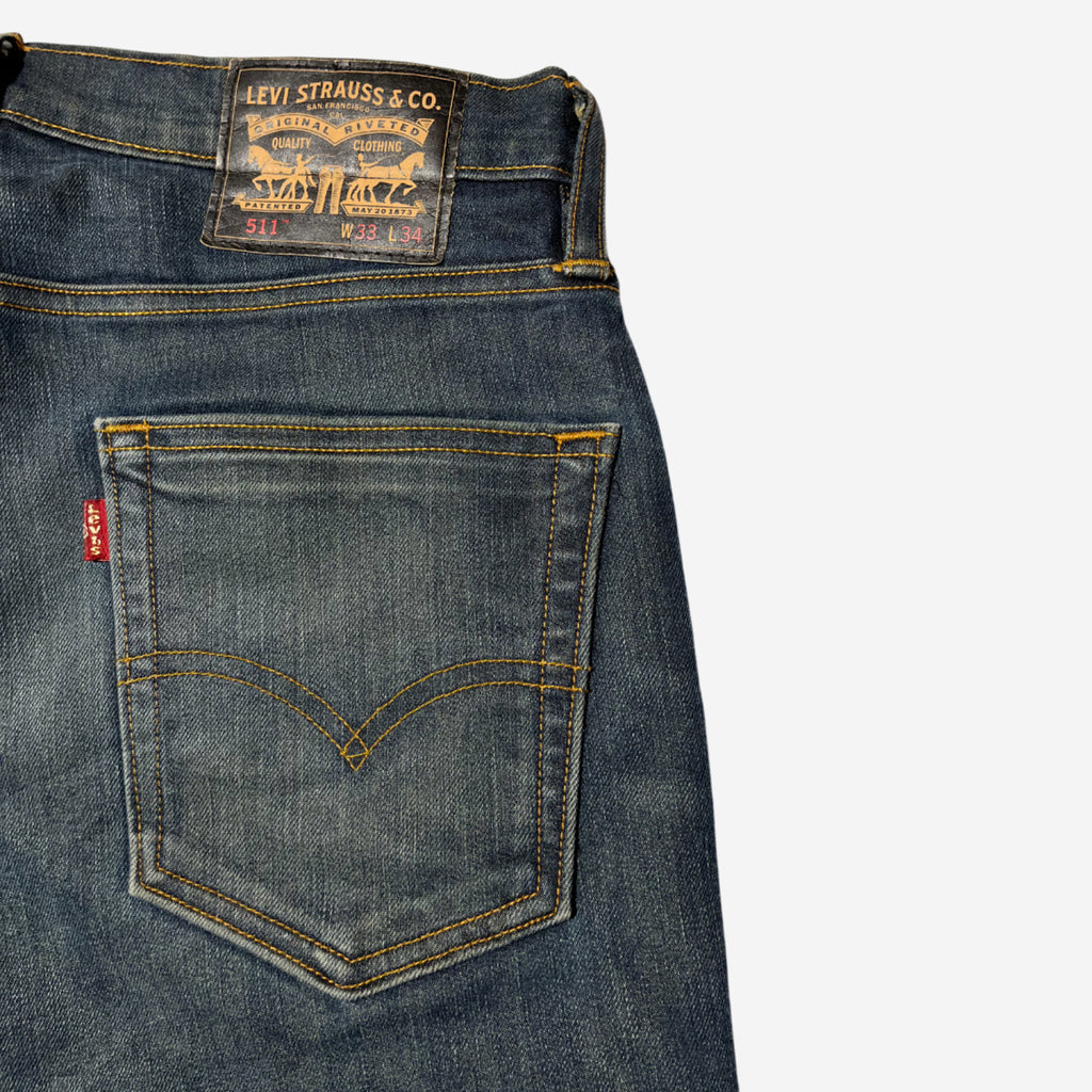 511' Slim Fit Selvedge Jeans (W33 x L34)