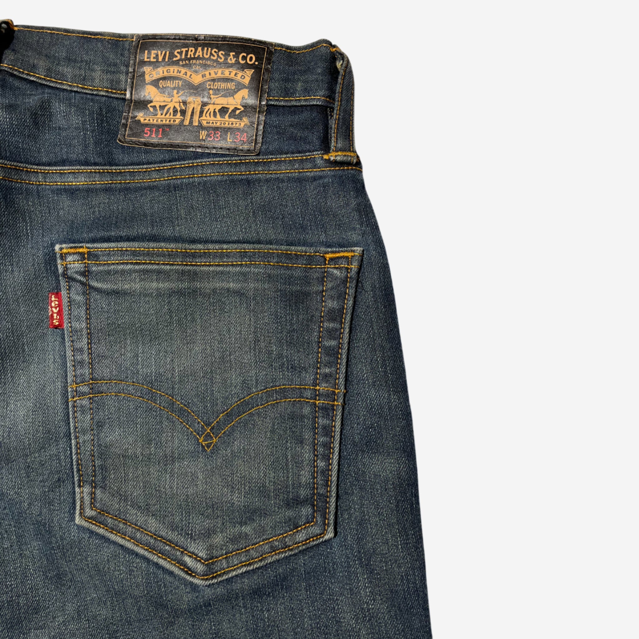 511' Slim Fit Selvedge Jeans (W33 x L34)