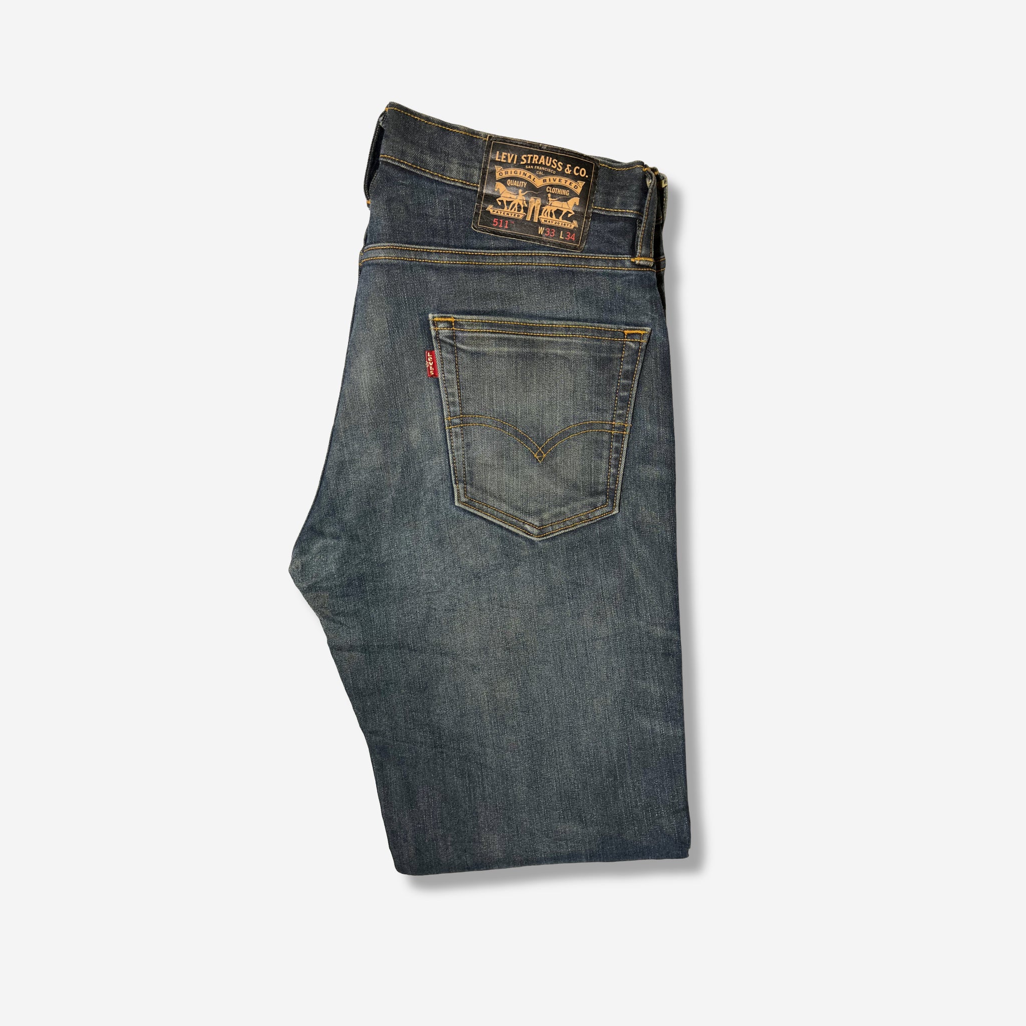 511' Slim Fit Selvedge Jeans (W33 x L34)