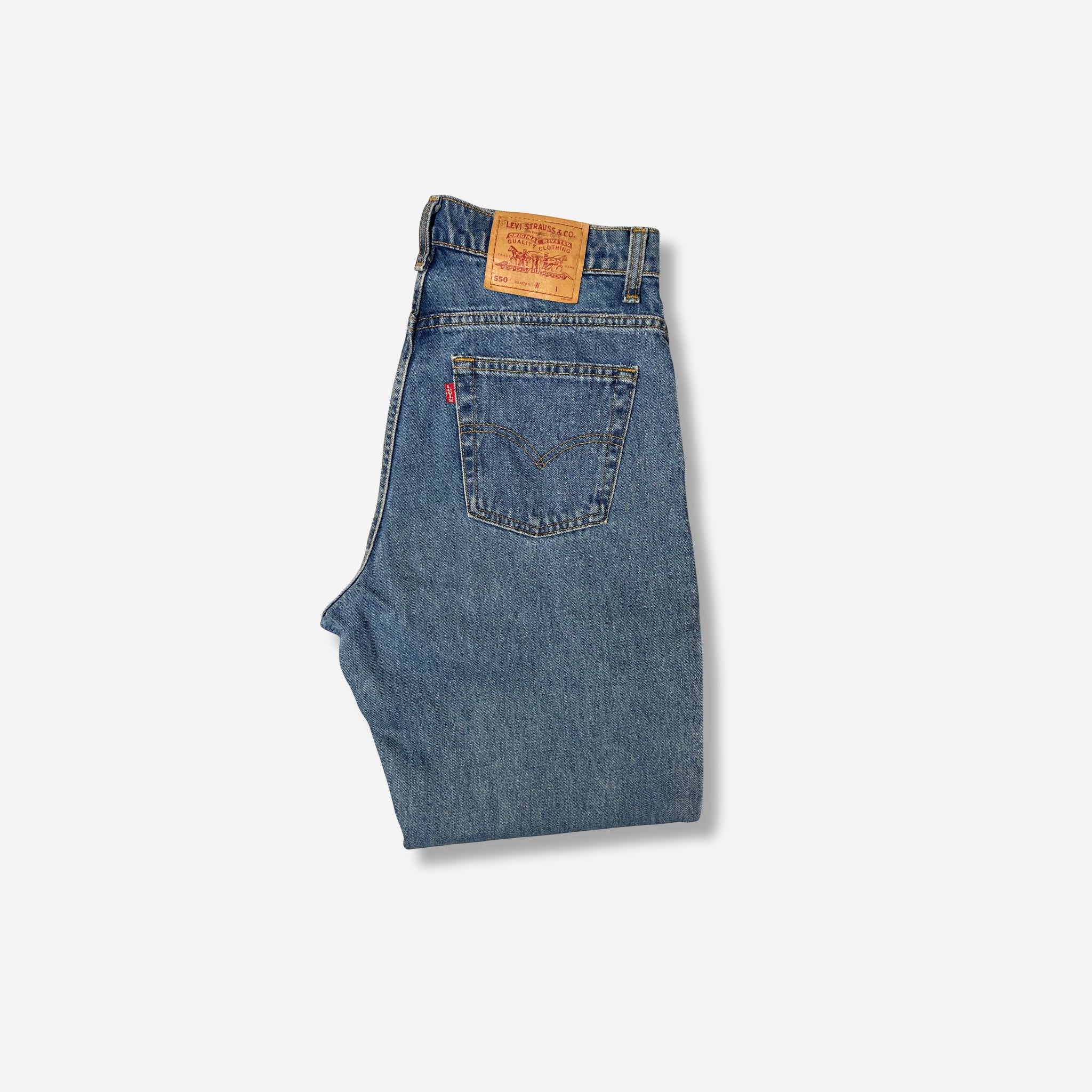 550' Relaxed Fit Jeans (W32 x L34)