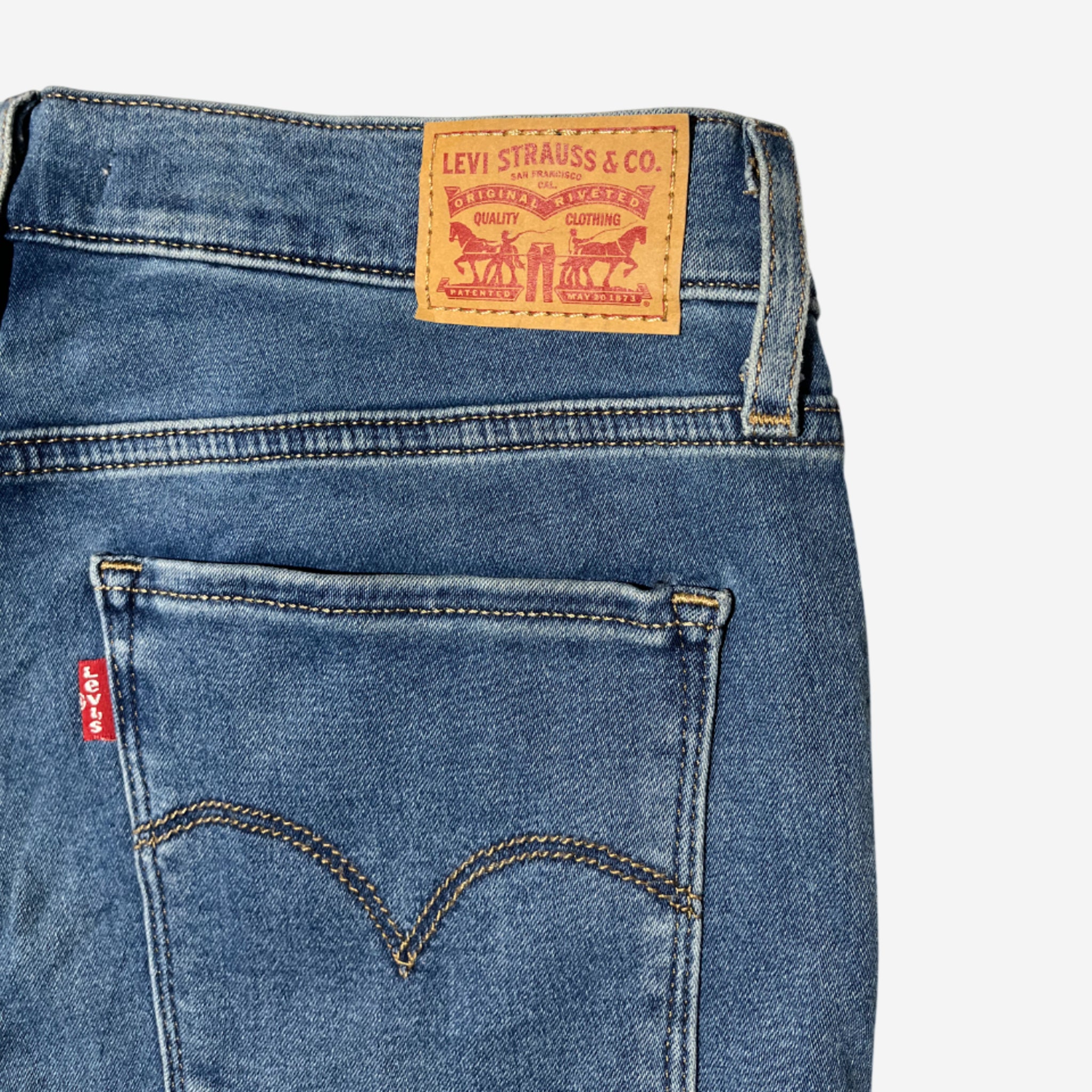 720' High Rise Skinny Jeans (W30 x L30) - Evinto