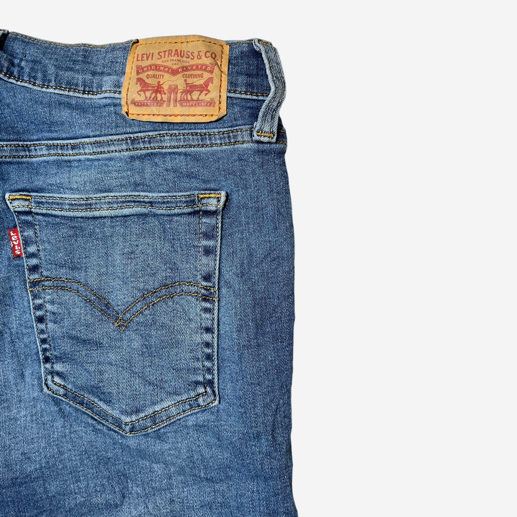 720' High Rise Skinny Jeans (W30 x L30) - Evinto