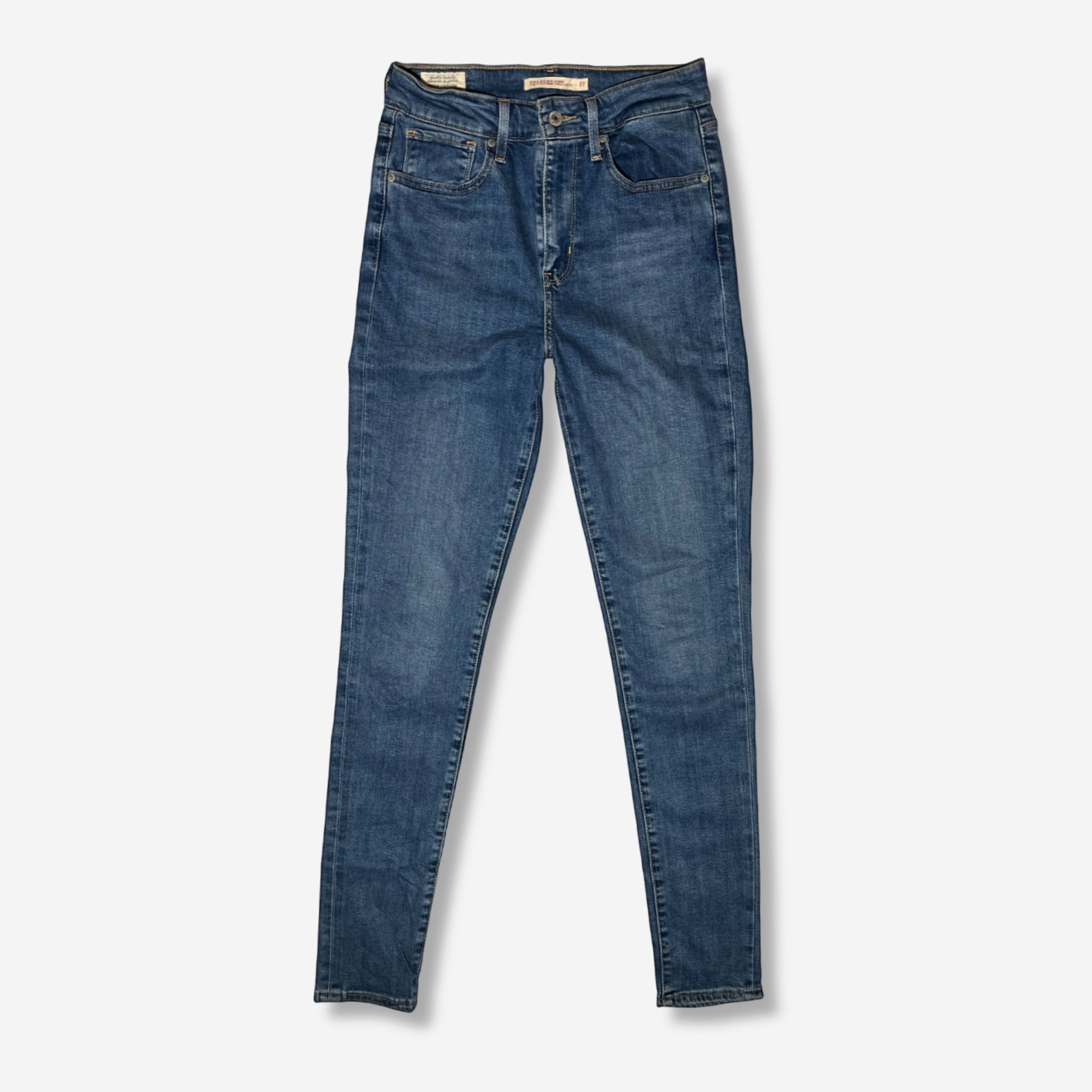 721' High Rise Skinny Jeans (W27 x L30) - Evinto