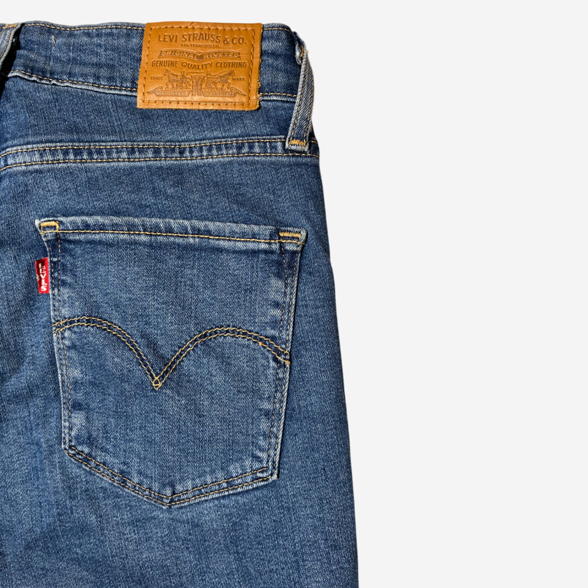 721' High Rise Skinny Jeans (W27 x L30) - Evinto