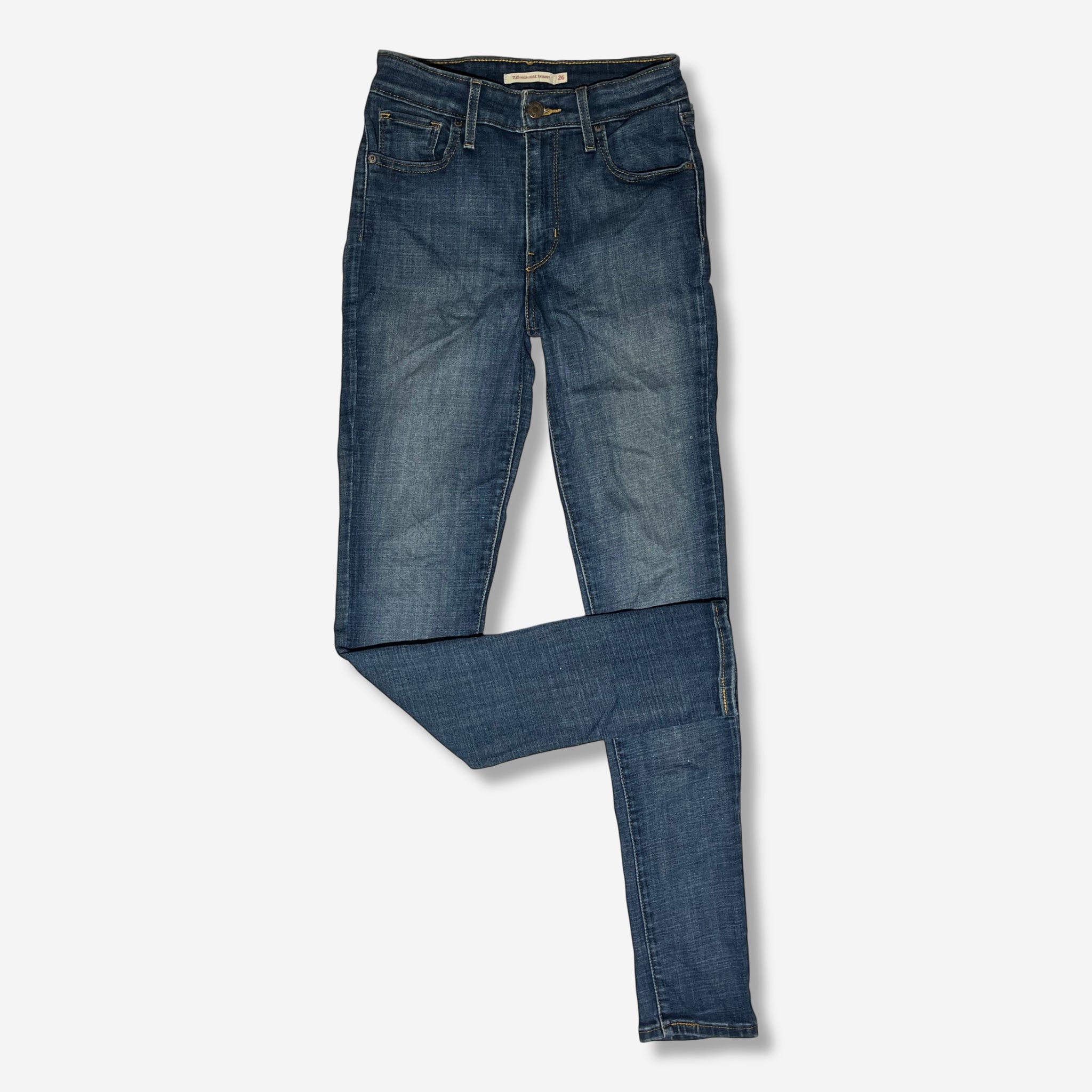 721' High Rise Skinny Jeans (W26 x L30) - Evinto