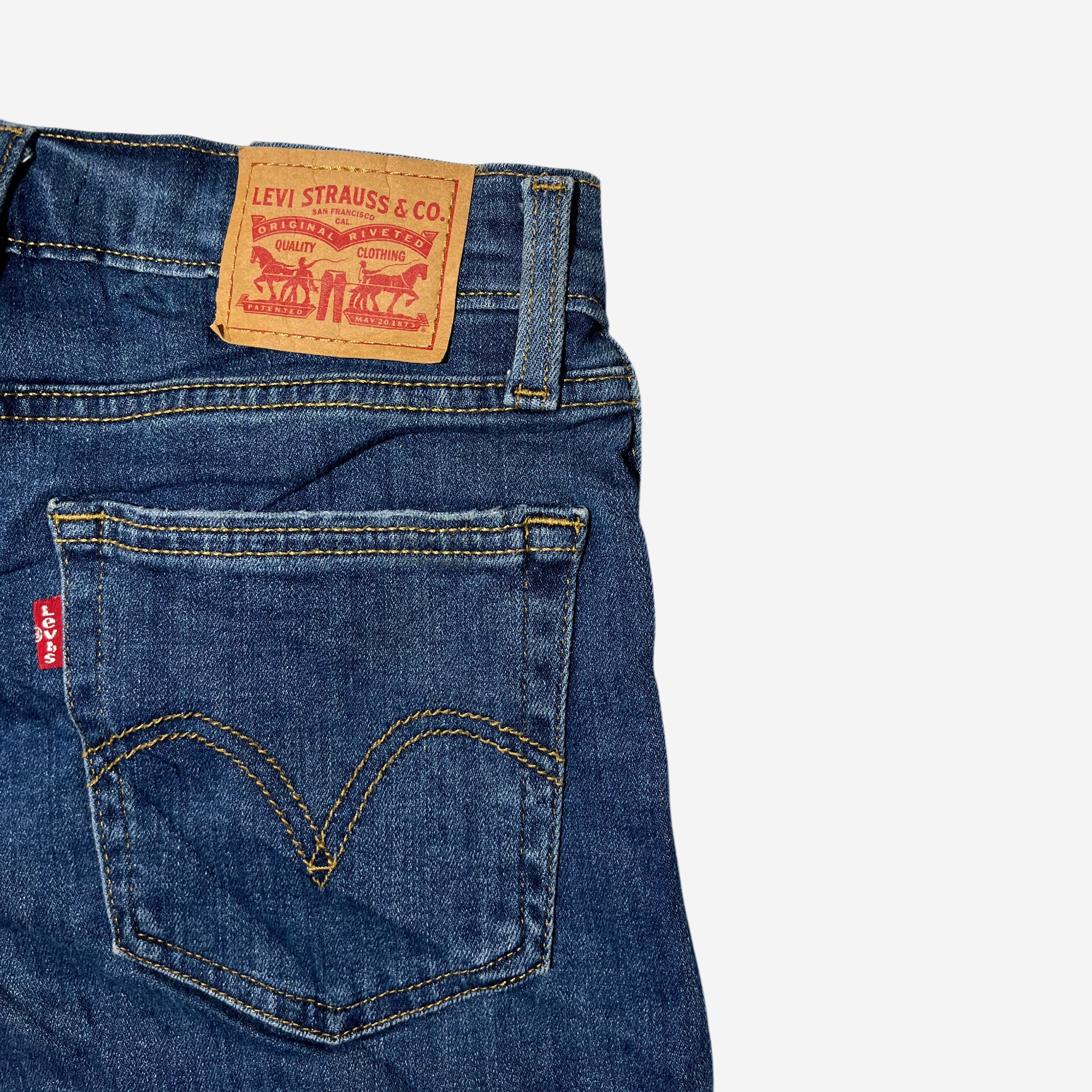High Rise Boyfriend Jeans (W27 x L27) - Evinto