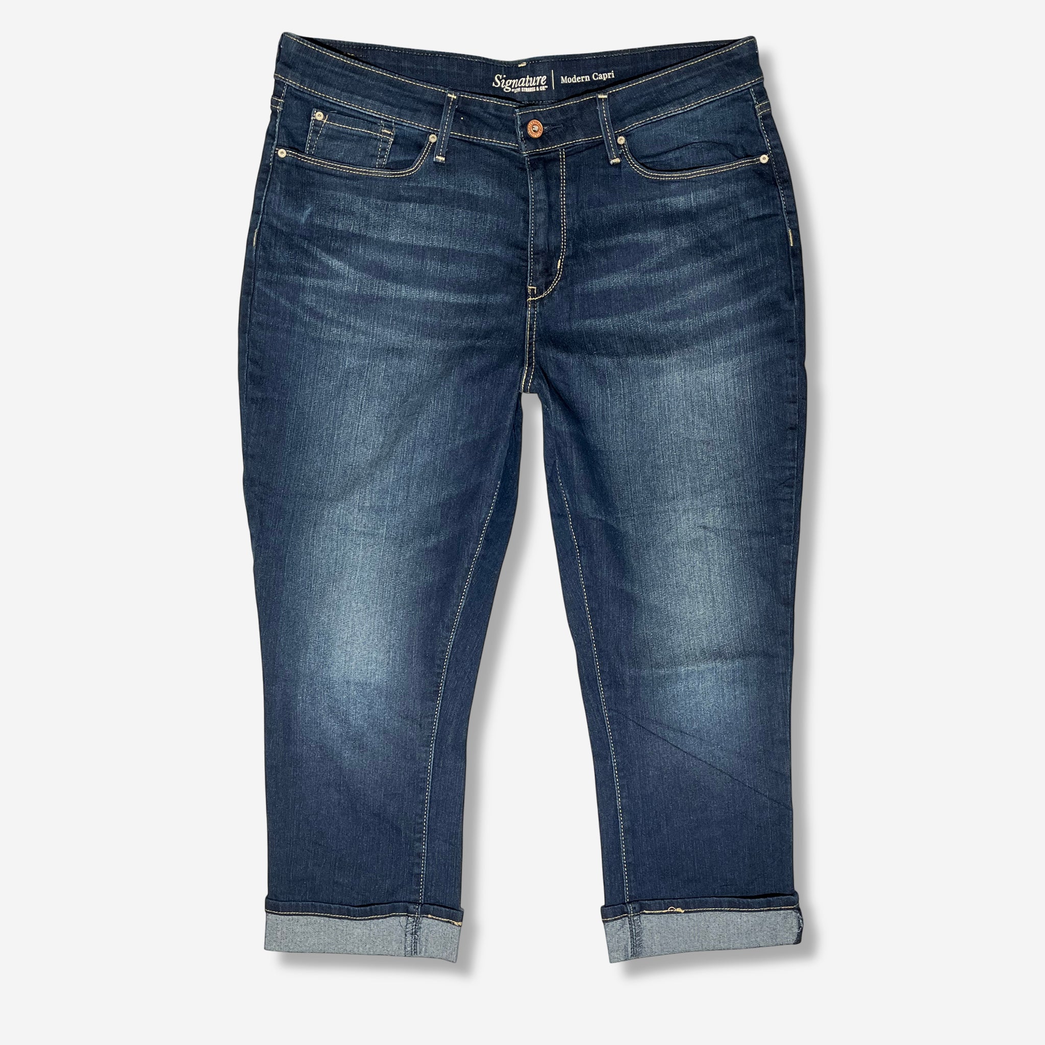 Modern Capri Jeans (W33) - Evinto
