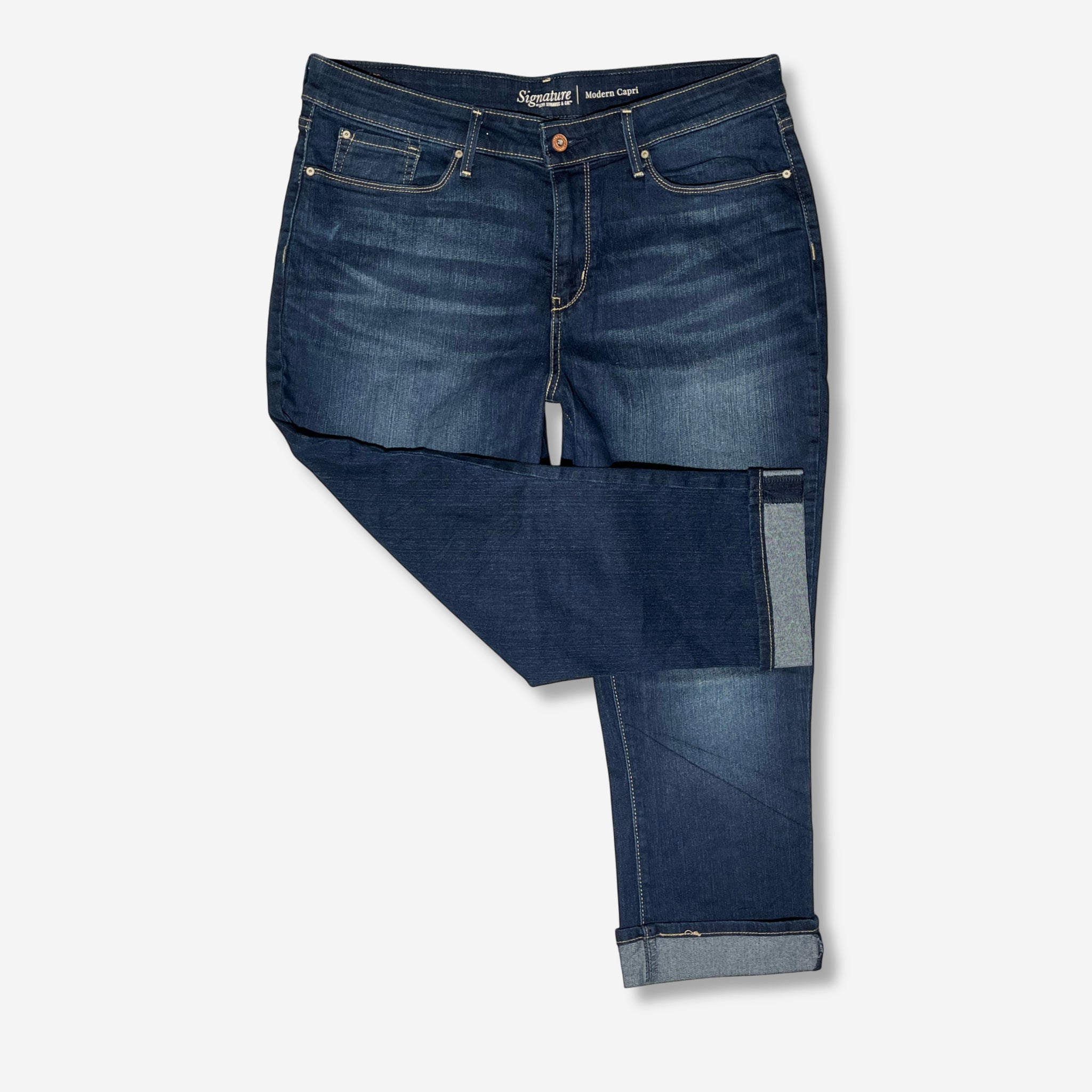 Modern Capri Jeans (W33) - Evinto