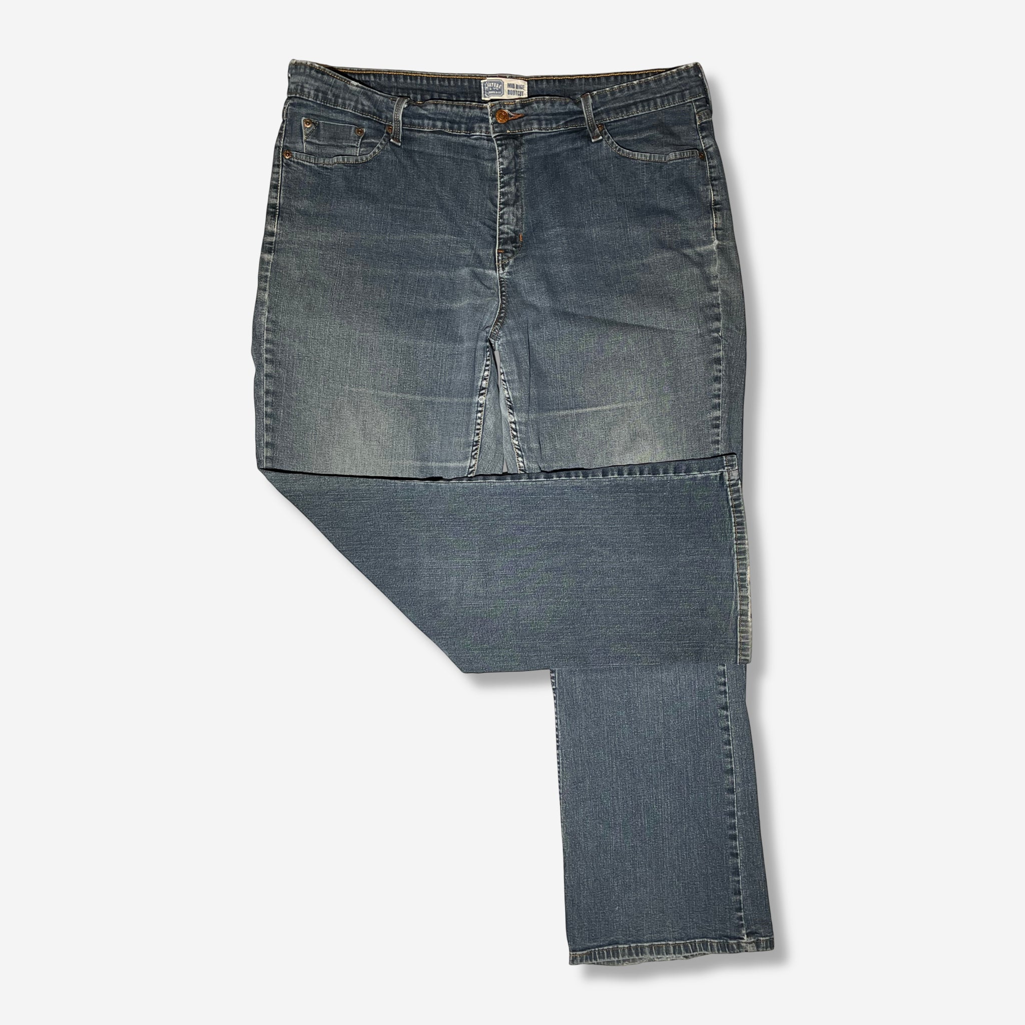 Mid Rise Bootcut Jeans (W38 x L30)