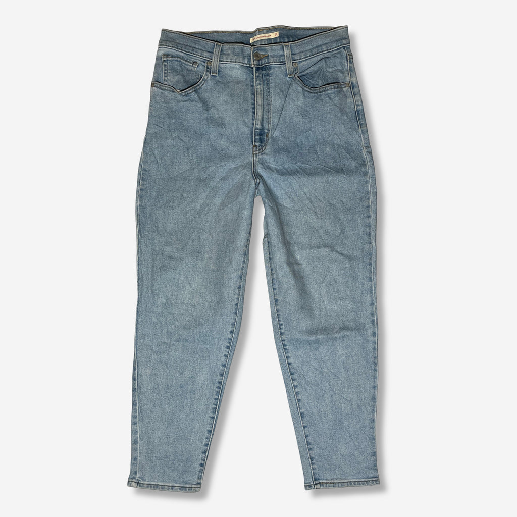High Waisted Mom Jeans (W31 x L27) - Evinto