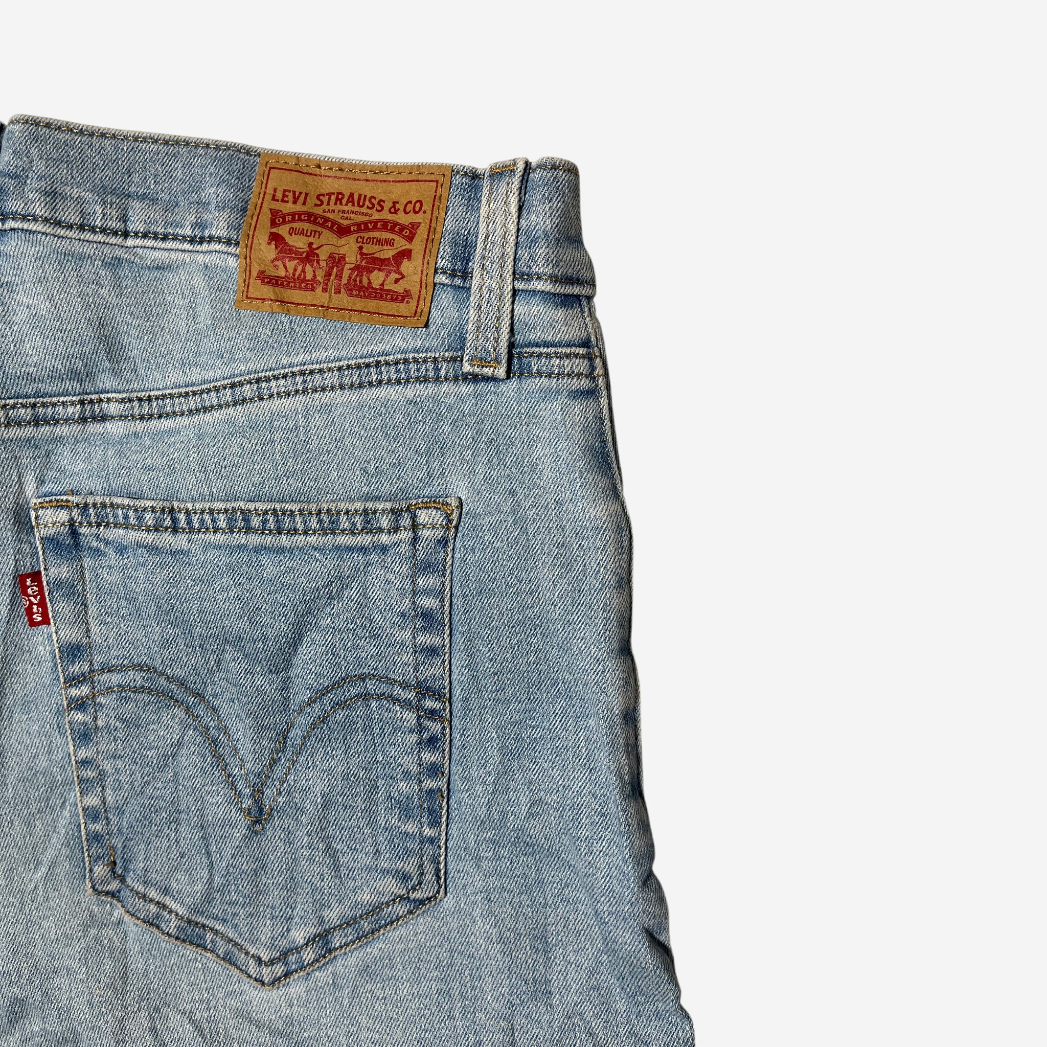 High Waisted Mom Jeans (W31 x L27) - Evinto