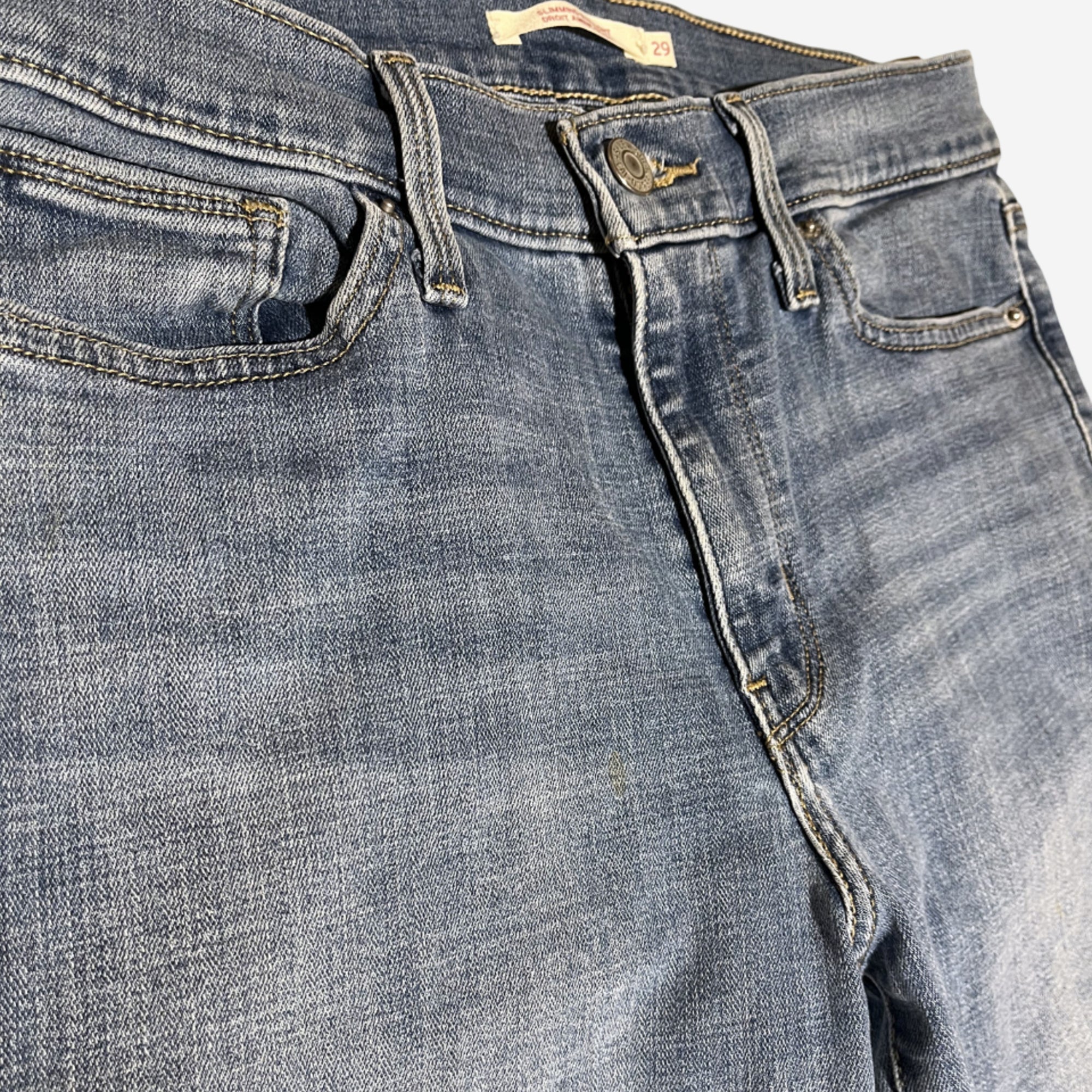 Slim Straight Fit Jeans (W29 x L32) - Evinto