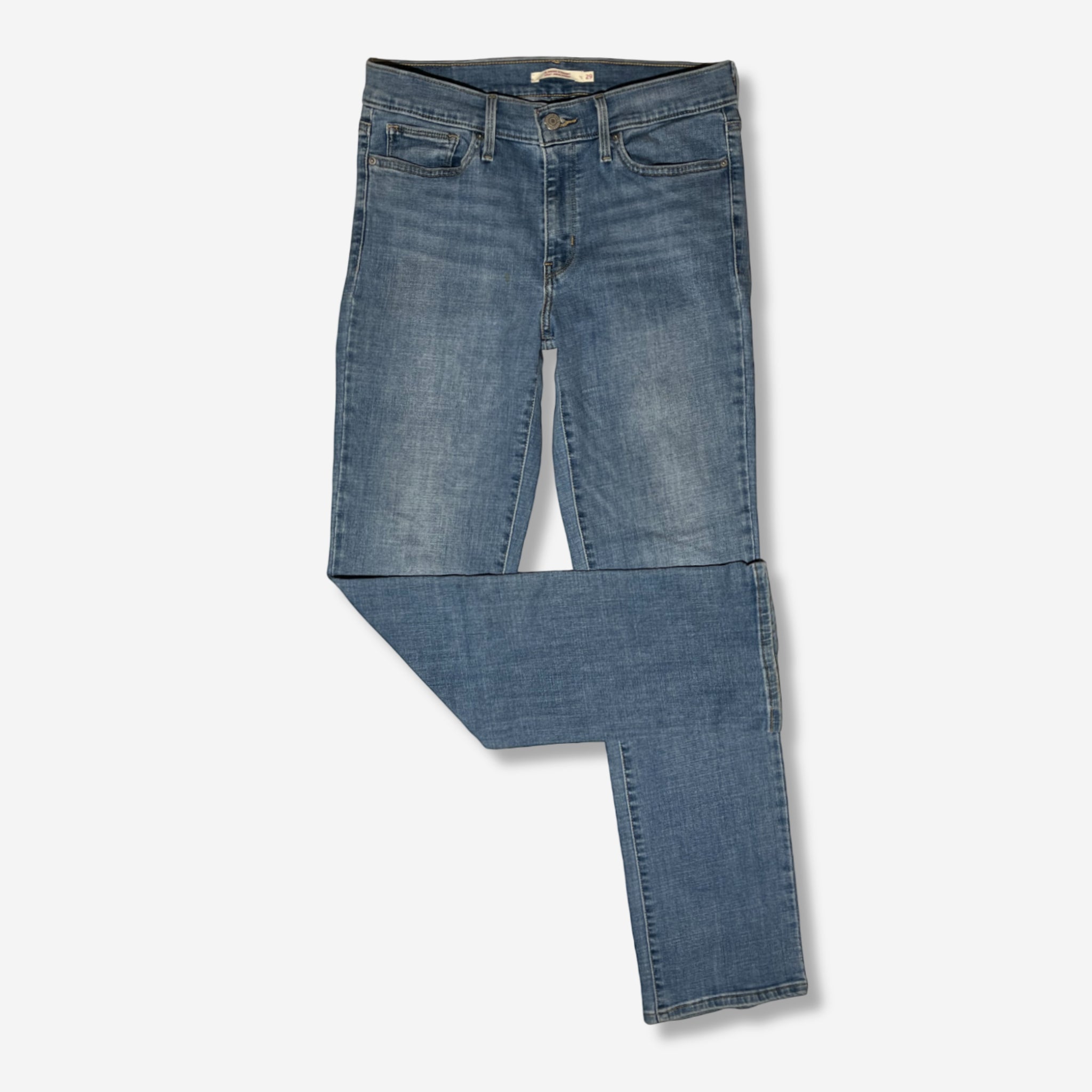 Slim Straight Fit Jeans (W29 x L32) - Evinto
