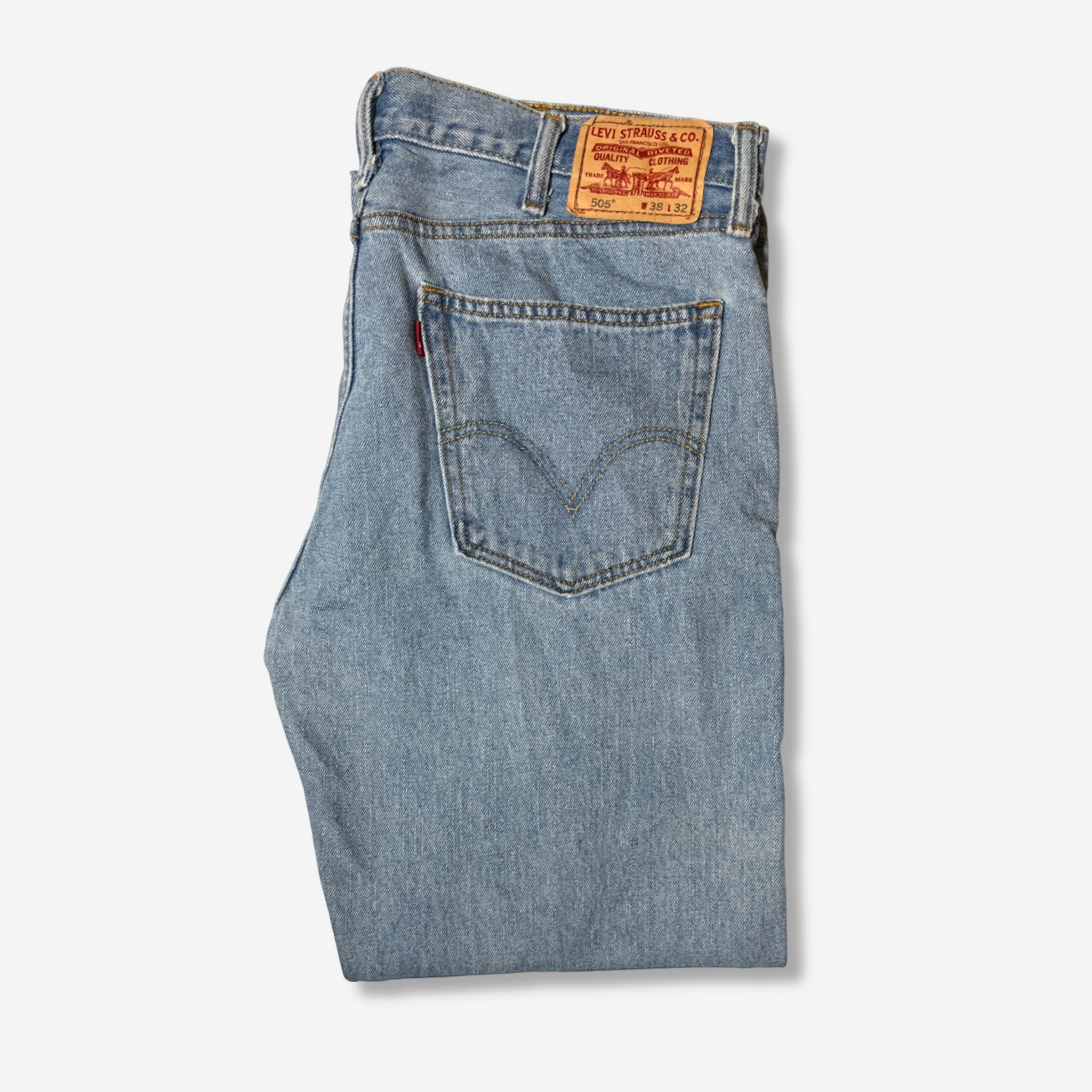 505' Straight Fit Jeans (W38 x L32) - Evinto