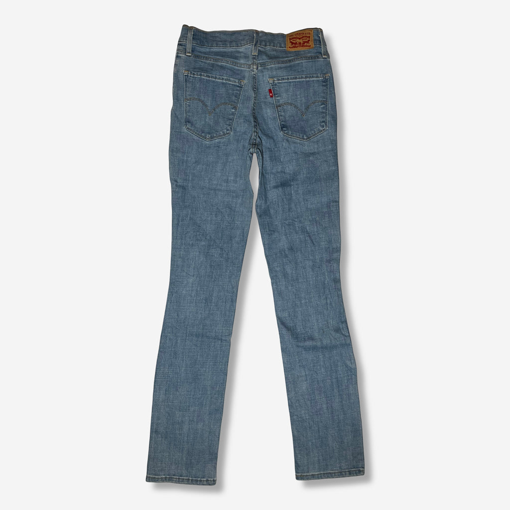 724' High Rise Straight Jeans (W27 x L32) - Evinto