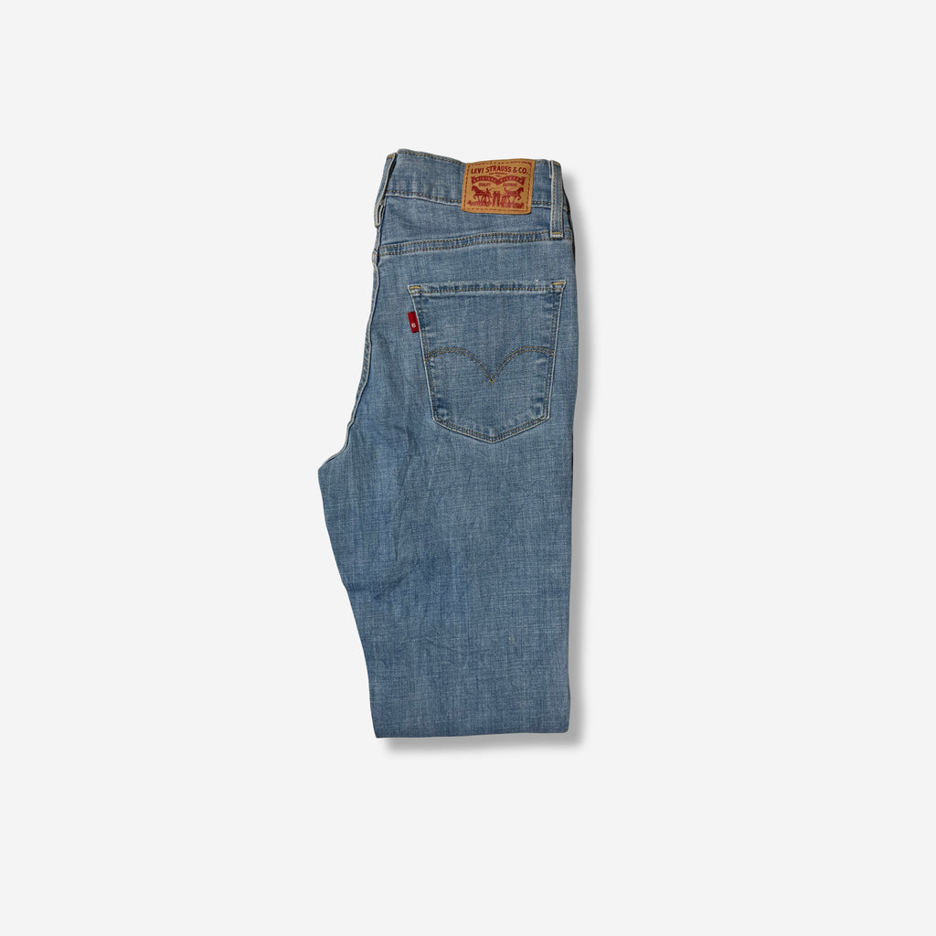 724' High Rise Straight Jeans (W27 x L32) - Evinto