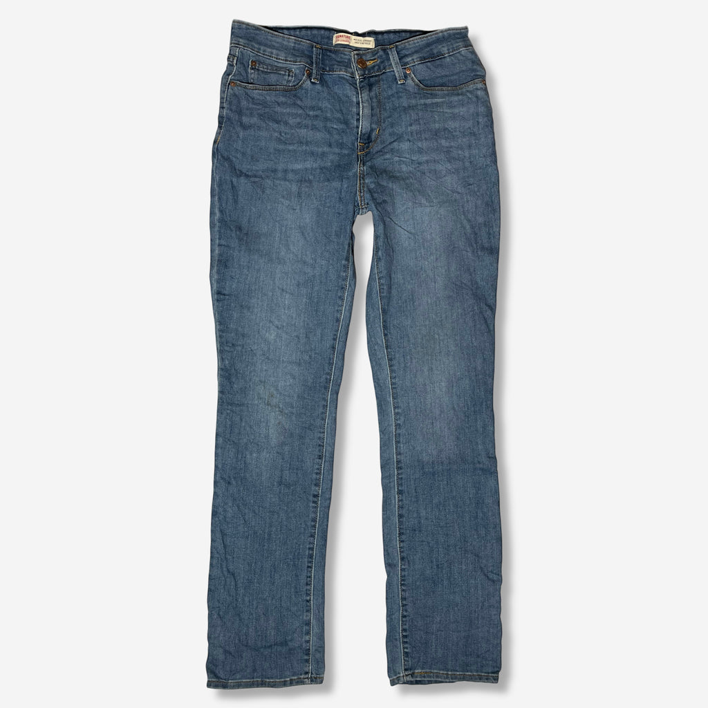 Mid Rise Straight Jeans (W29 x L32) - Evinto