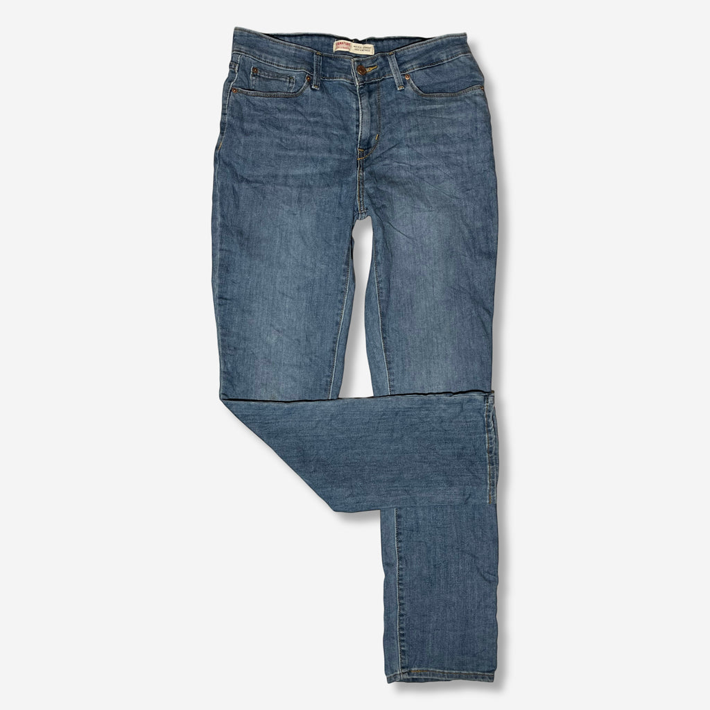 Mid Rise Straight Jeans (W29 x L32) - Evinto
