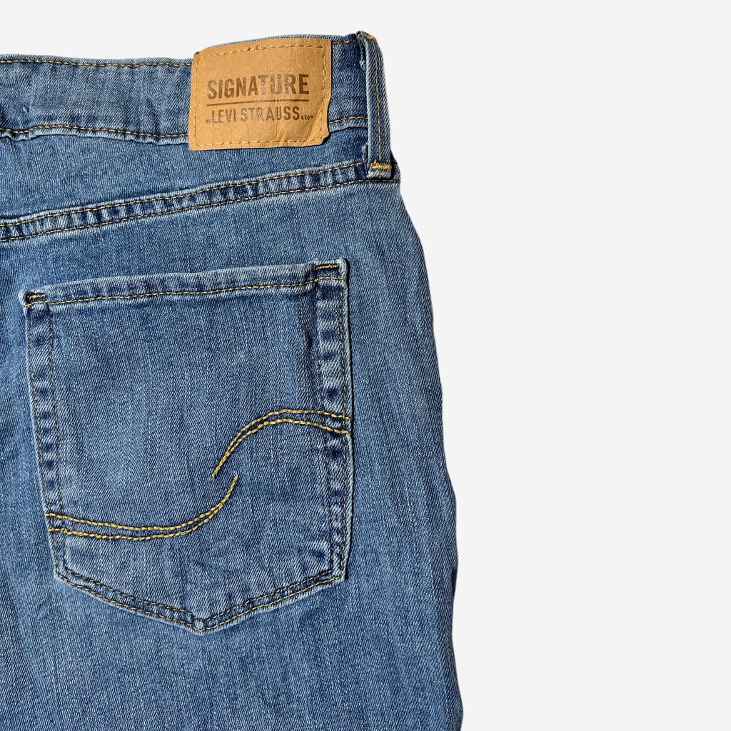 Mid Rise Straight Jeans (W29 x L32) - Evinto