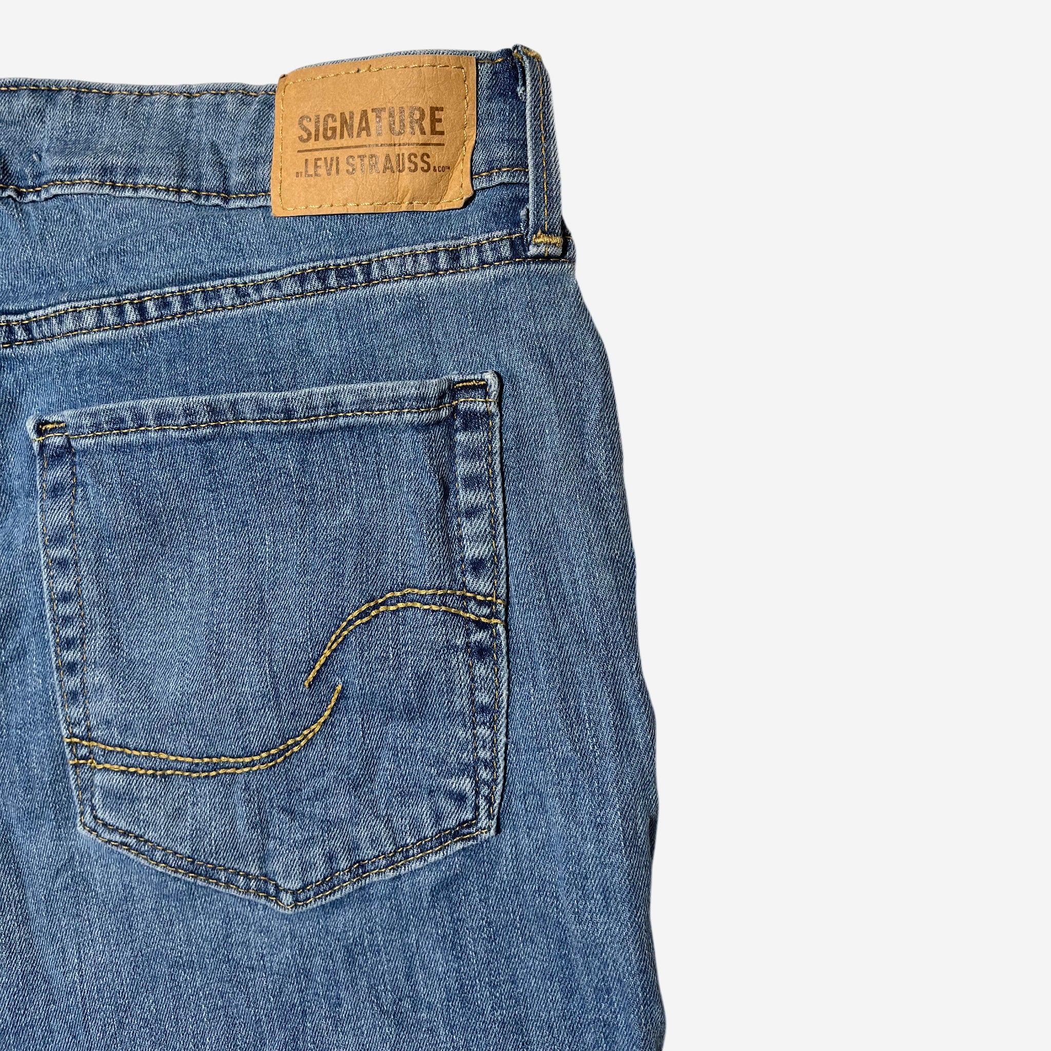 Mid Rise Straight Jeans (W29 x L32) - Evinto