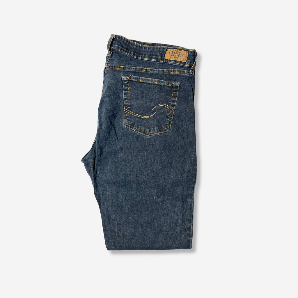 Mid Rise Straight Jeans (W34 x L32) - Evinto