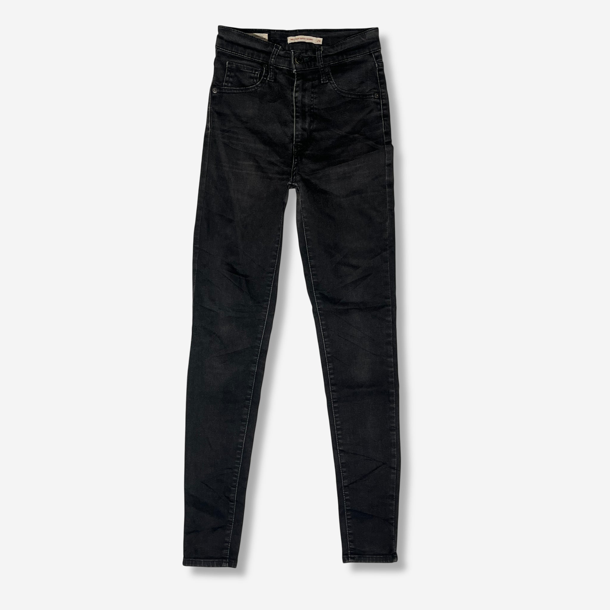 High Rise Skinny Jeans (W24 x L30) - Evinto