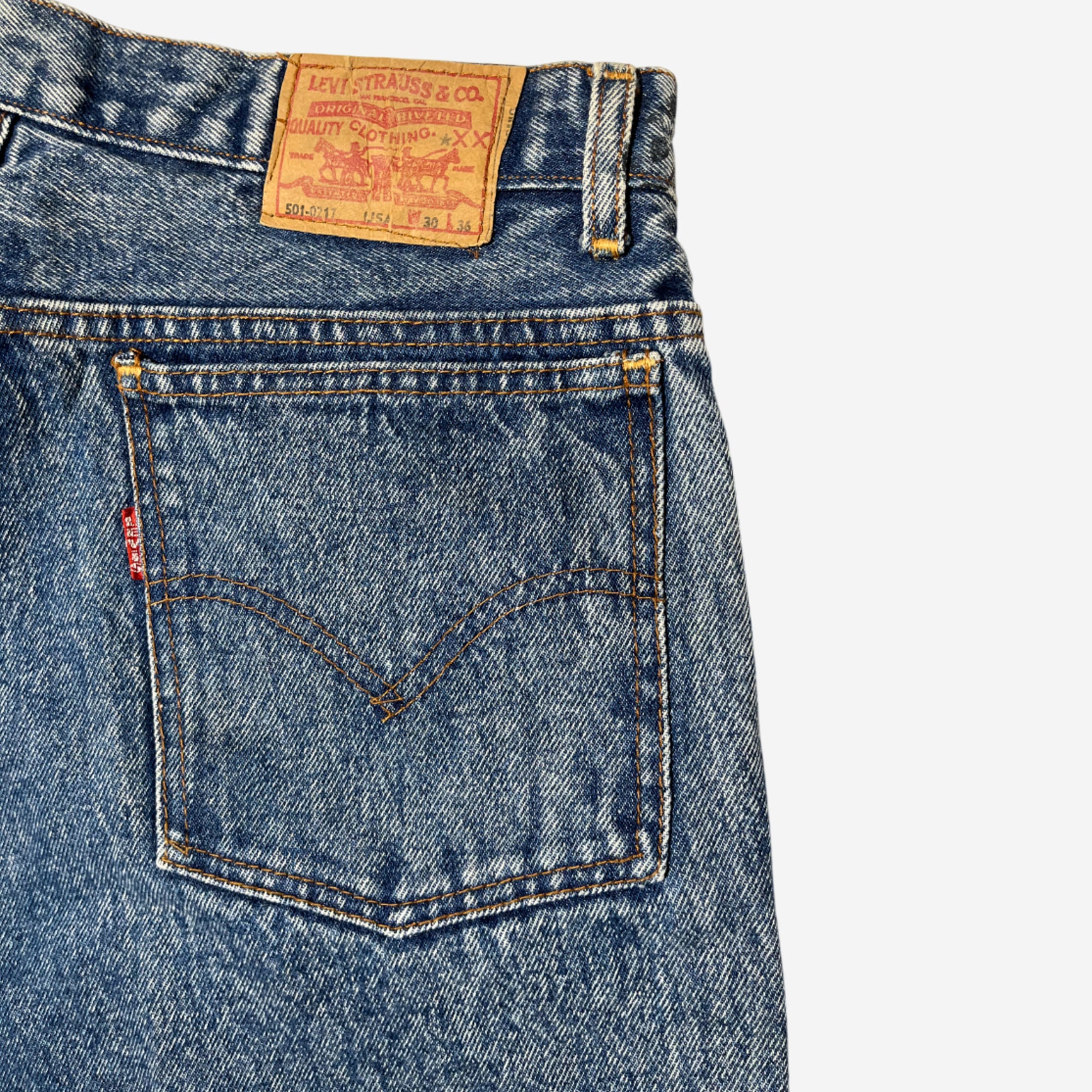 501' Original Fit Vintage Jeans (W30 x L36)