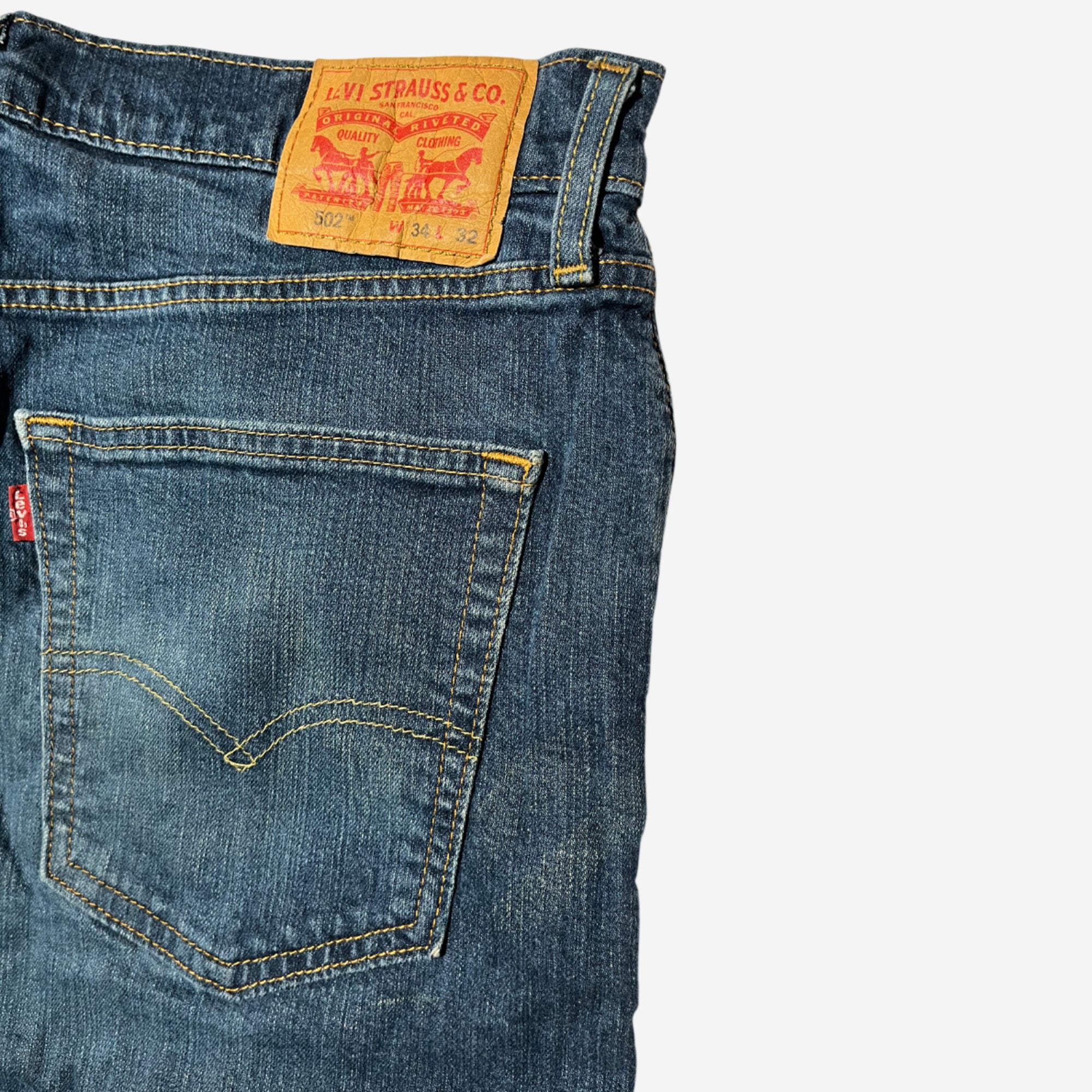 502' Tapered Fit Jeans (W34 x L32) - Evinto