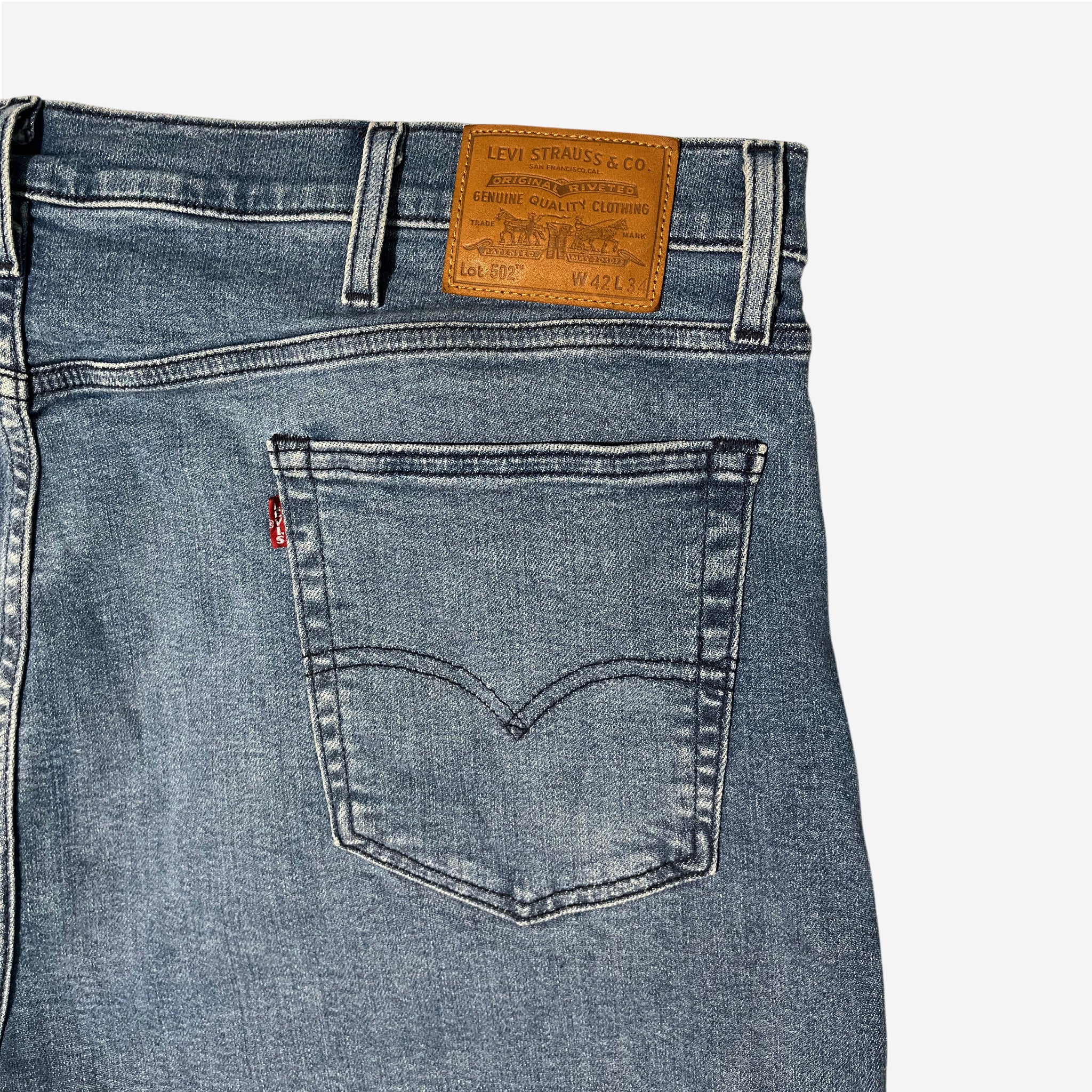 502' Tapered Fit Jeans (W42 x L34)