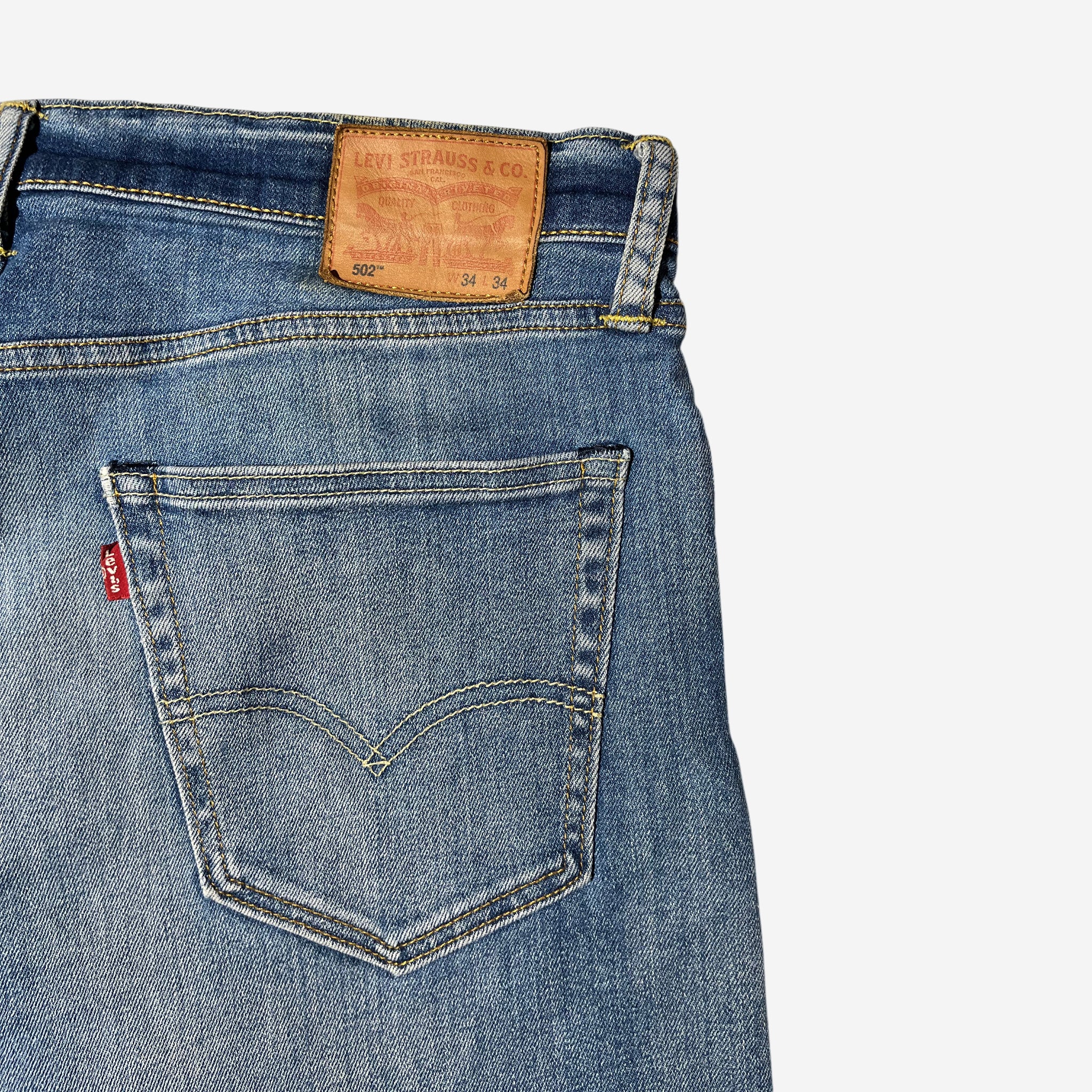 502' Tapered Fit Jeans (W34 x L34)