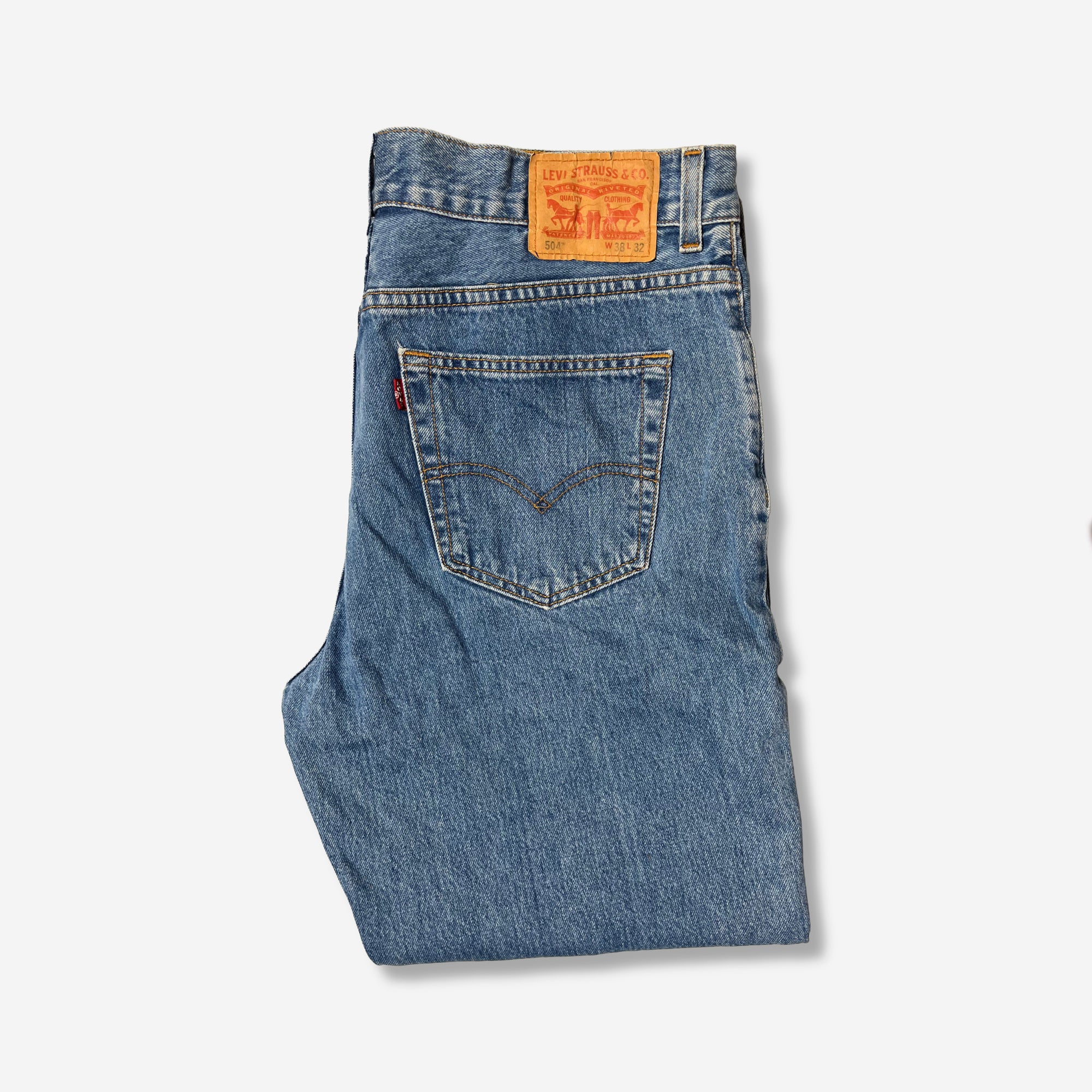 504' Regular Straight Jeans (W38 x L32)