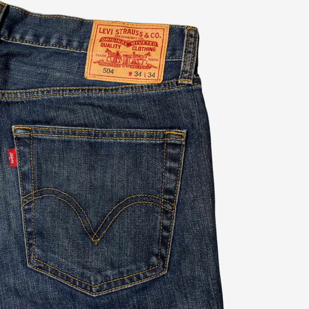 504' Regular Straight Jeans (W34 x L34) - Evinto