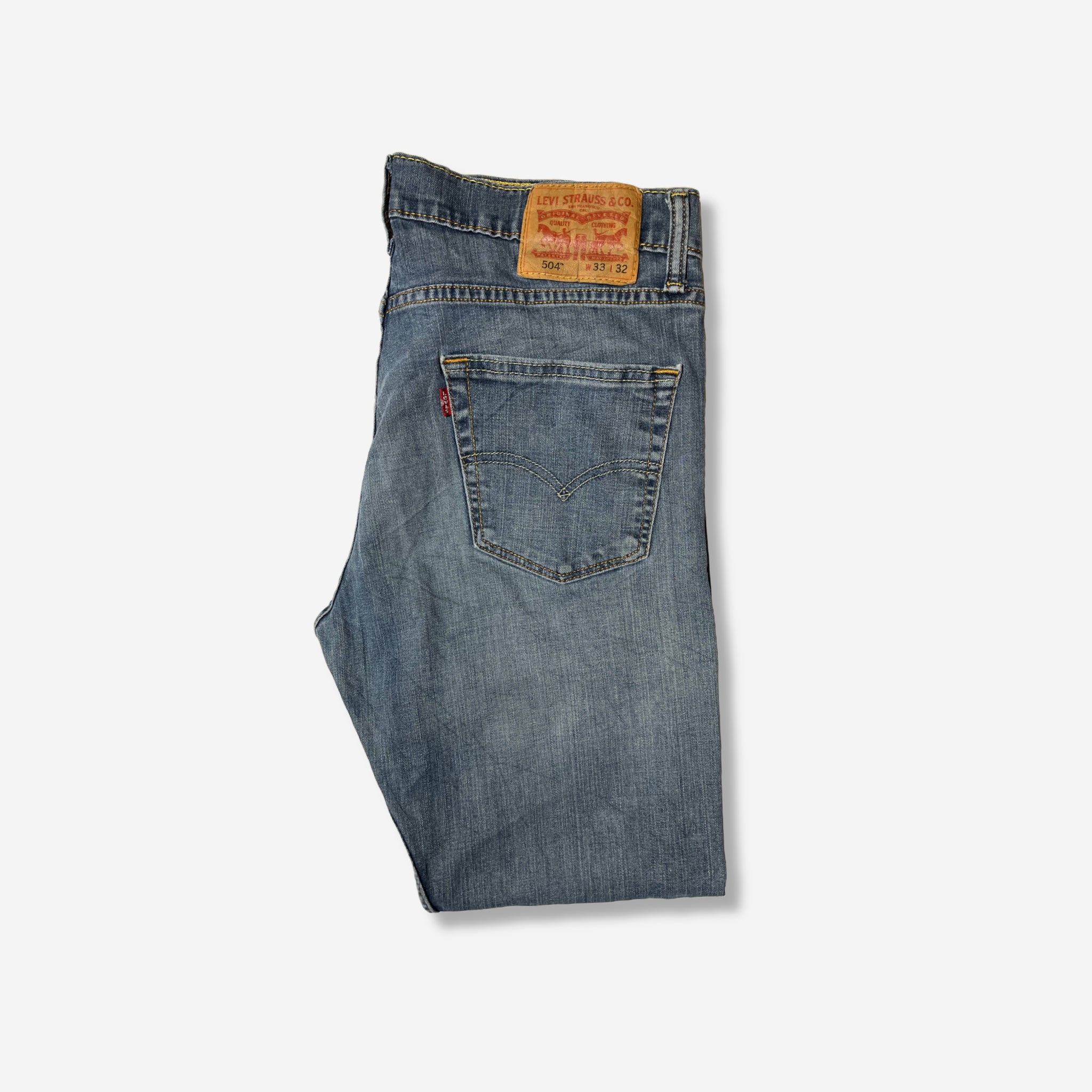 504' Regular Straight Jeans (W33 x L32) - Evinto