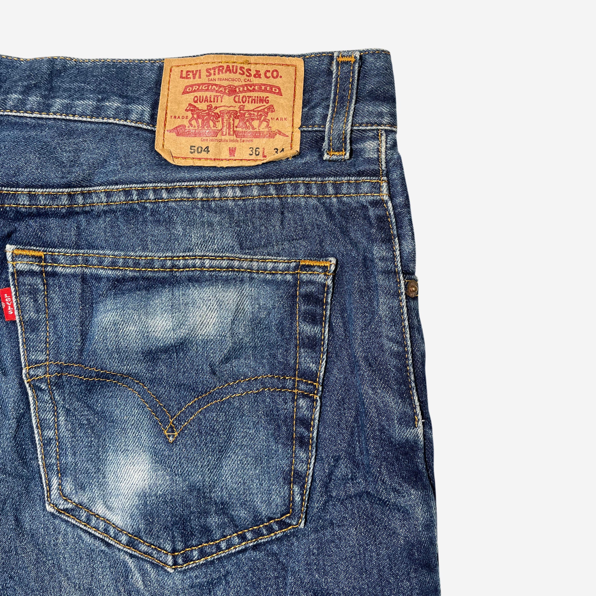 504' Regular Straight Jeans (W36 x L34) - Evinto