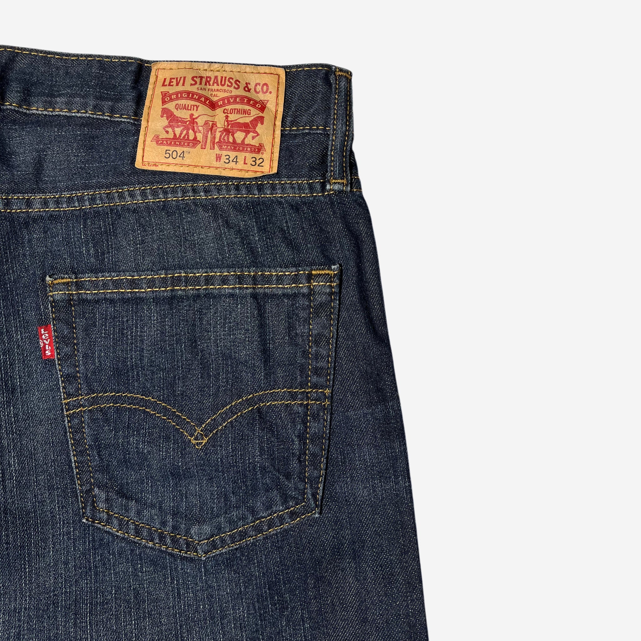 504' Regular Straight Jeans (W34 x L32)