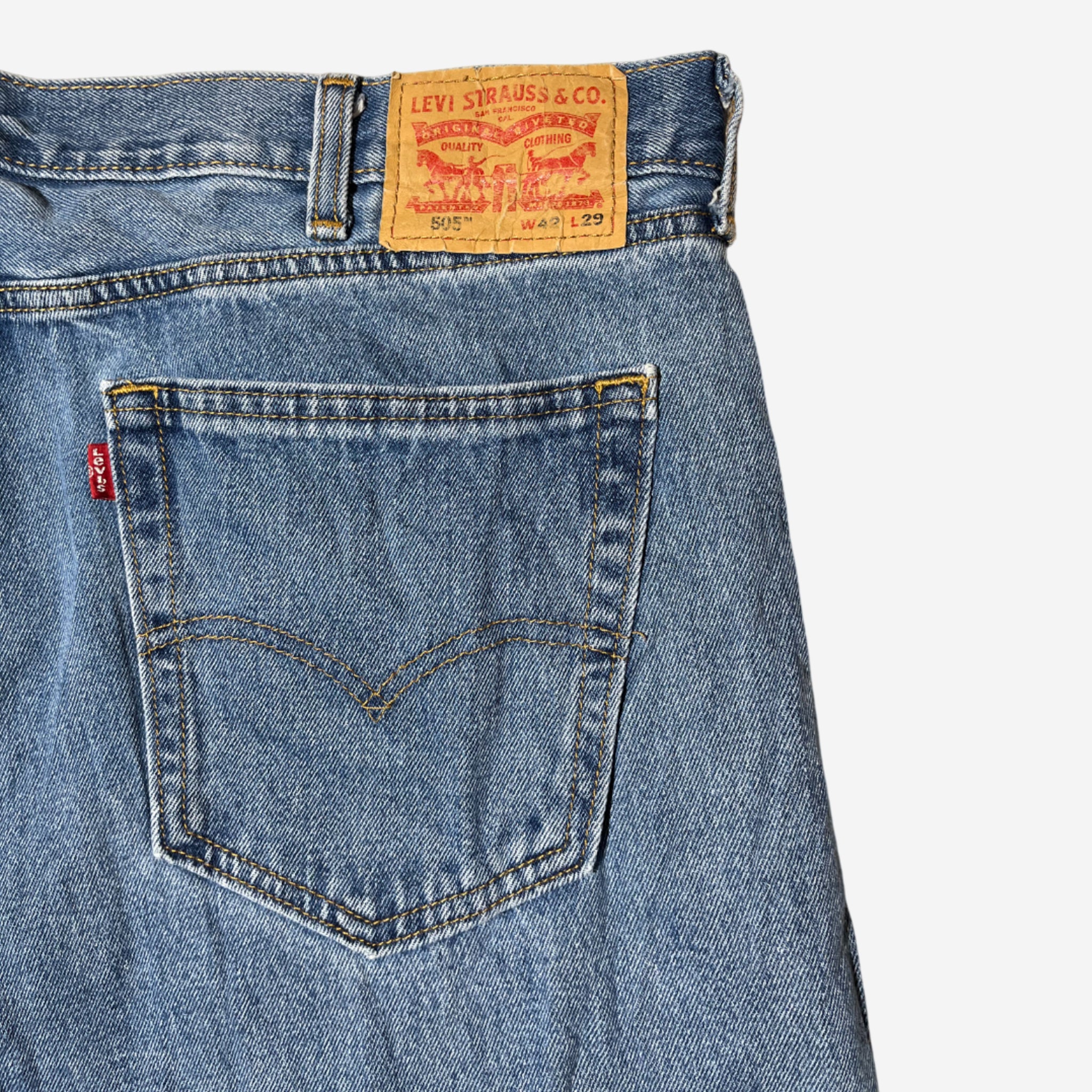 505' Straight Fit Jeans (W42 x L29) - Evinto